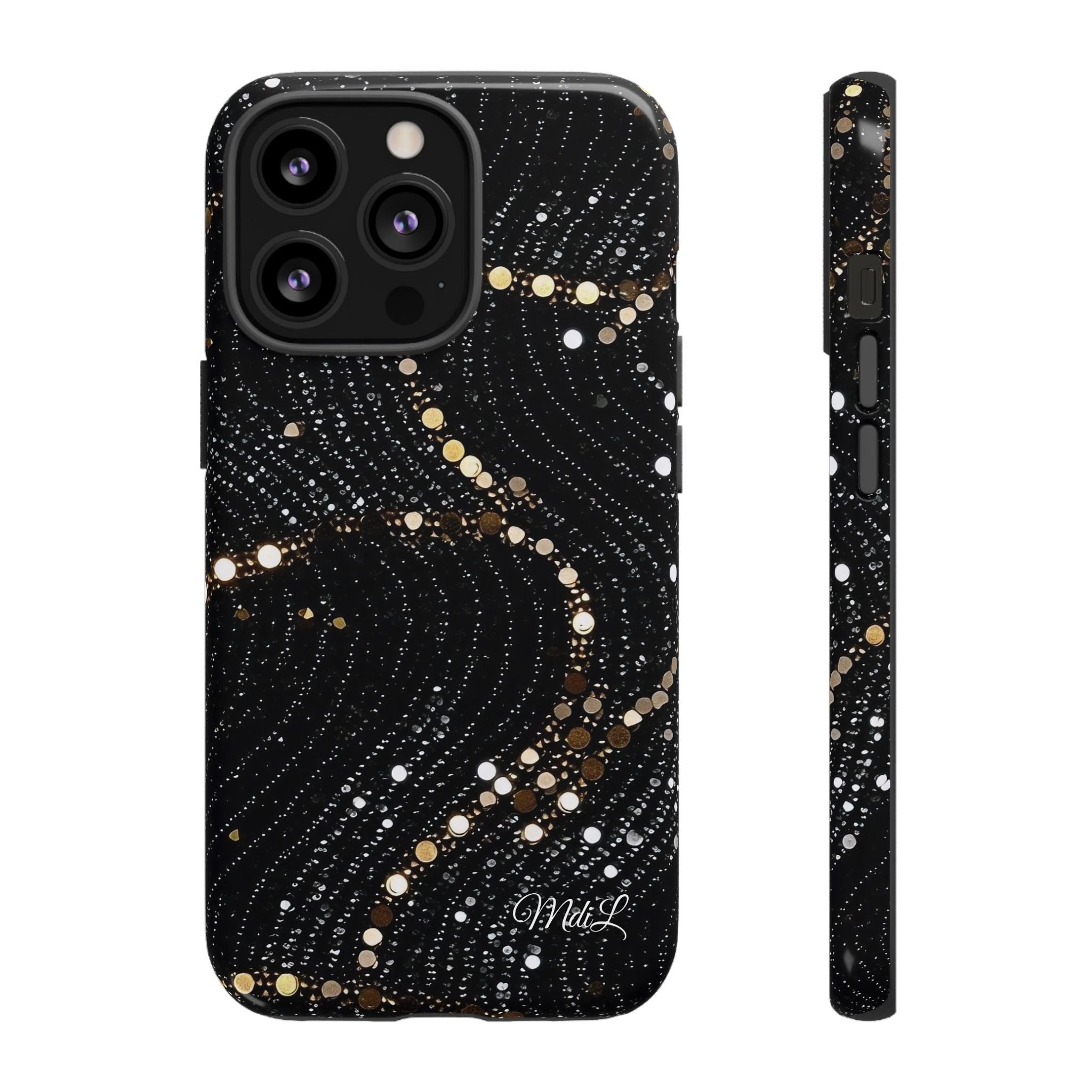 Sequin | Black and Gold - Mare di Luna