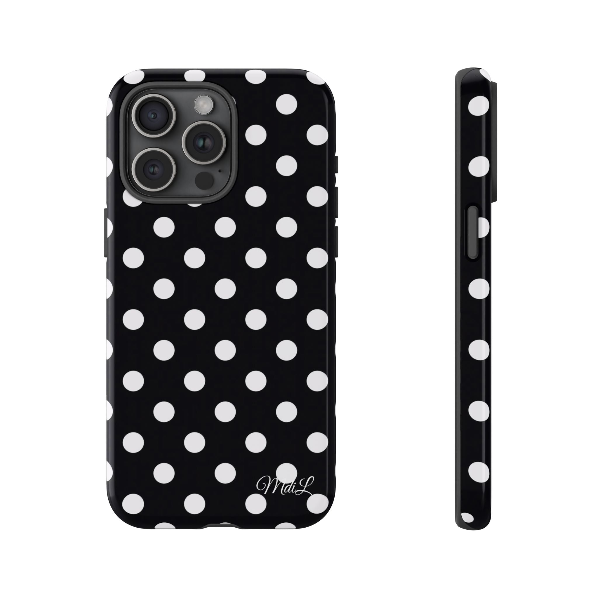 Polka Dots | White and Black - Mare di Luna