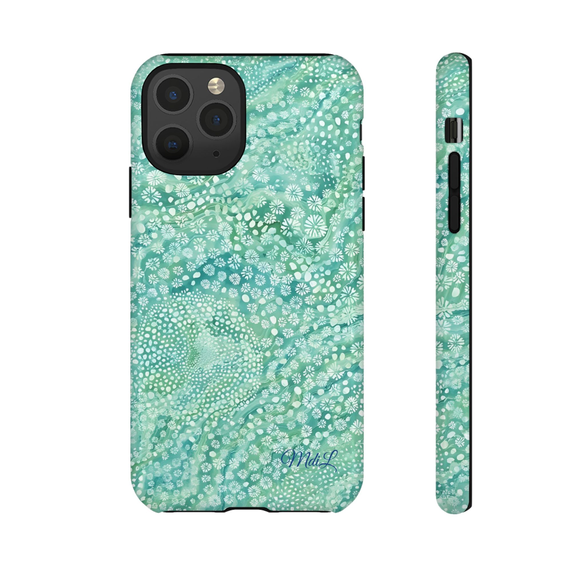 Teal Florals