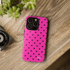 Dotted Hearts | Neon Pink - Mare di Luna