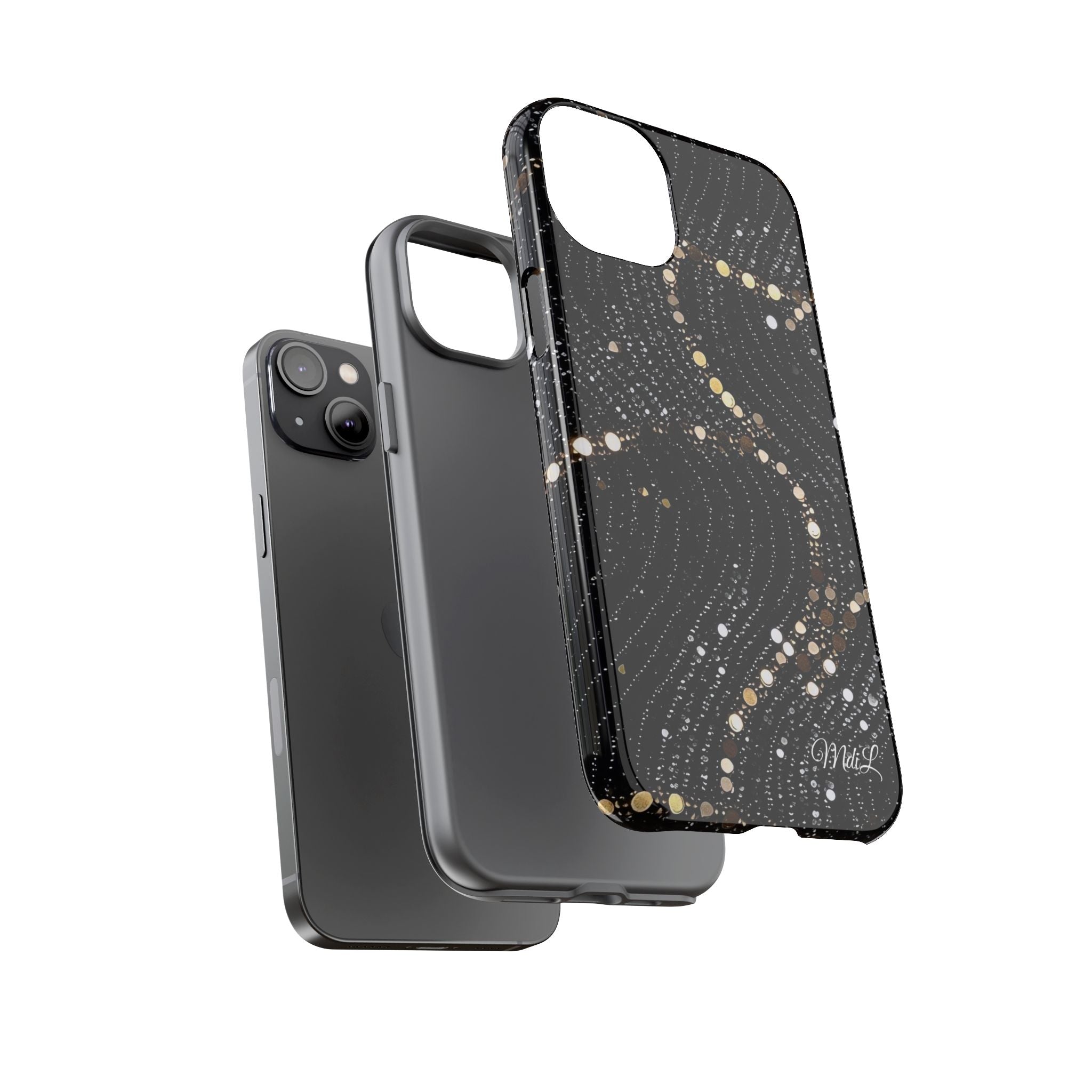 Sequin | Black and Gold - Mare di Luna
