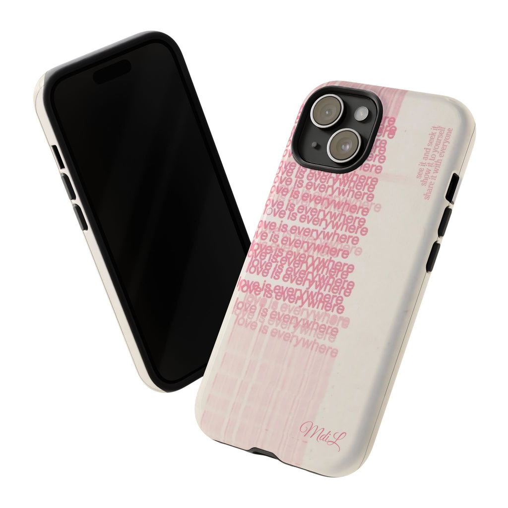 Love is Everywhere | Pink and White - Mare di Luna