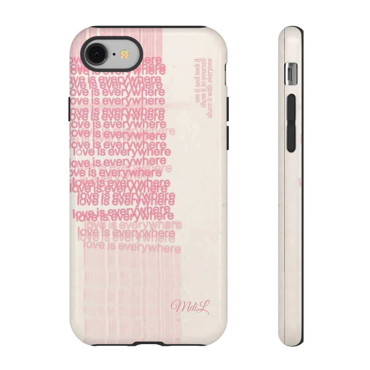 Love is Everywhere | Pink and White - Mare di Luna
