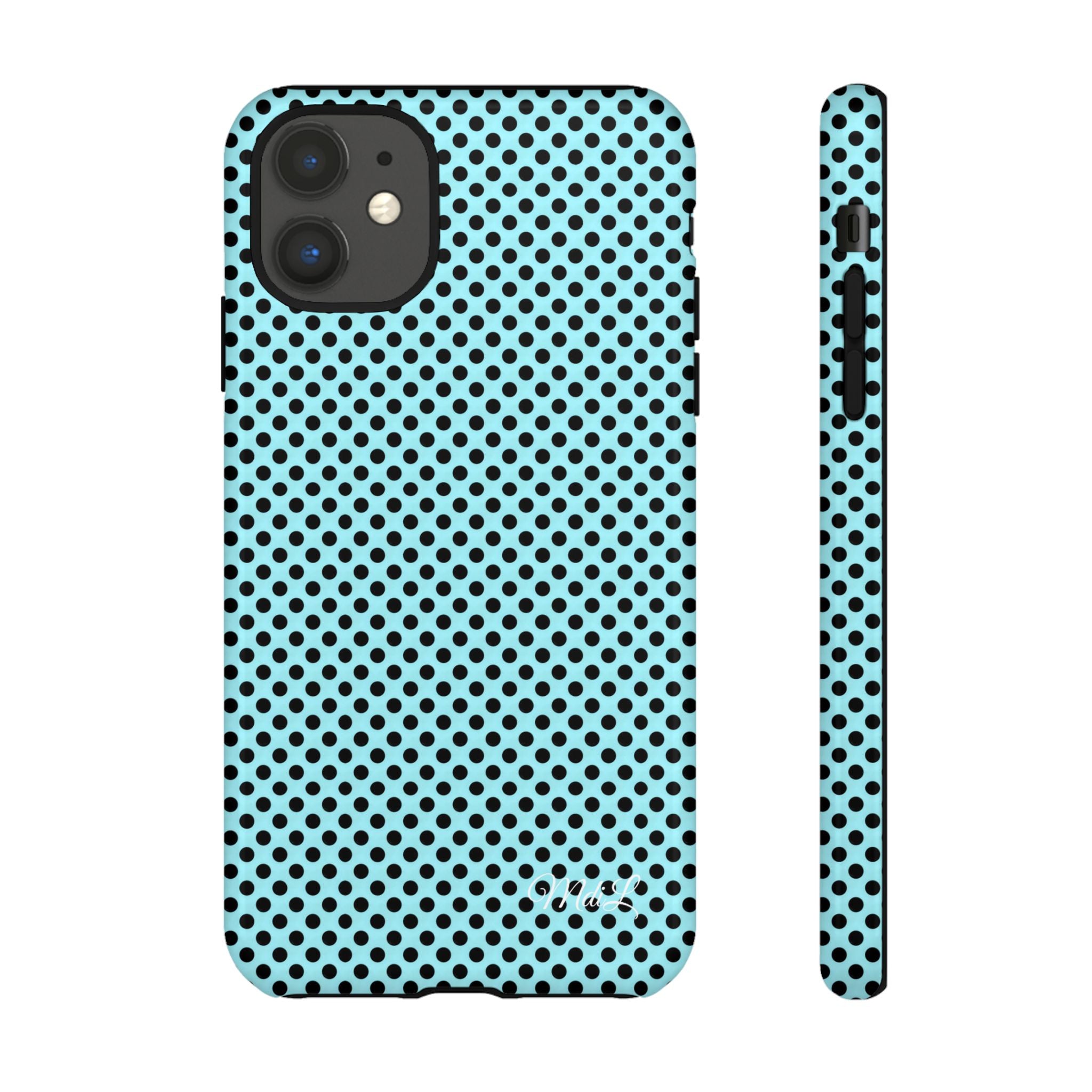 Polka Dots | Black and Blue - Mare di Luna