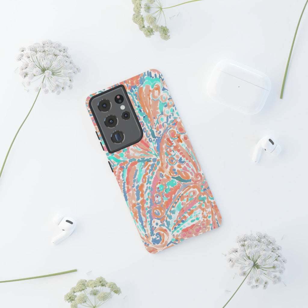 Coral & Teal