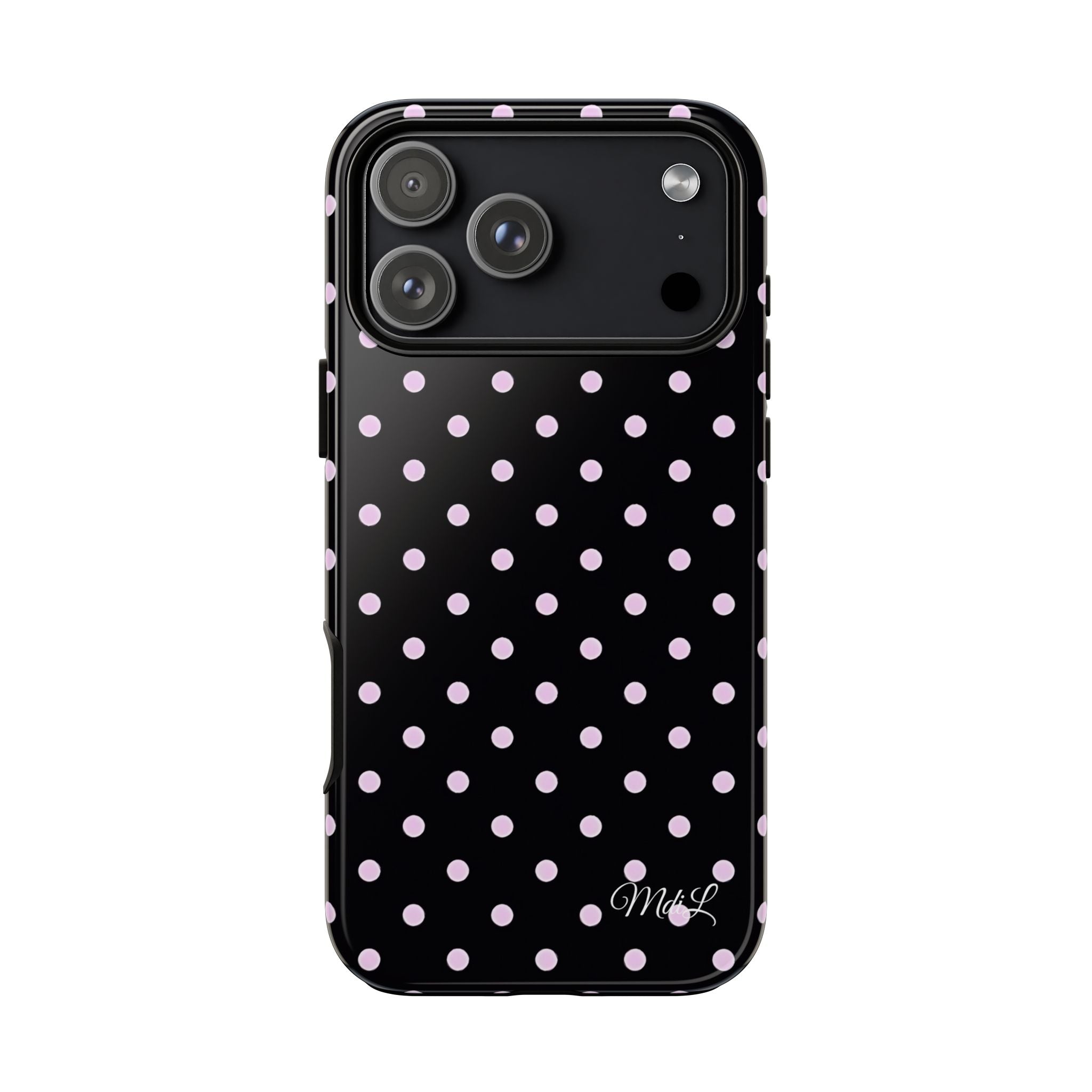 Polka Dots | Pink and Black - Mare di Luna