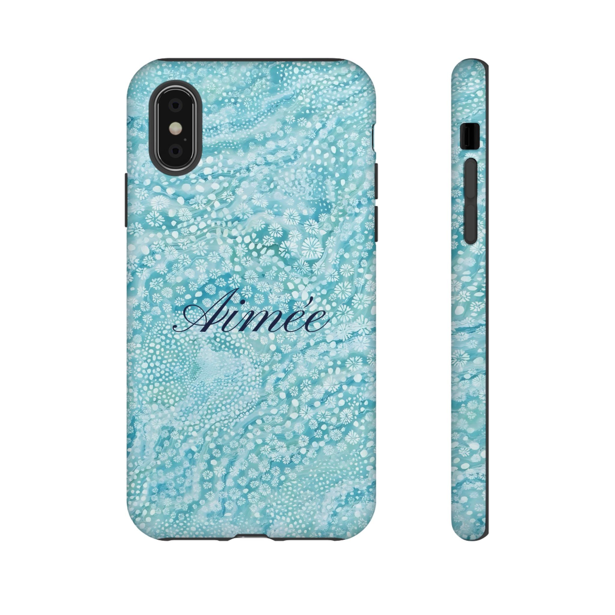 Teal Florals Personalized