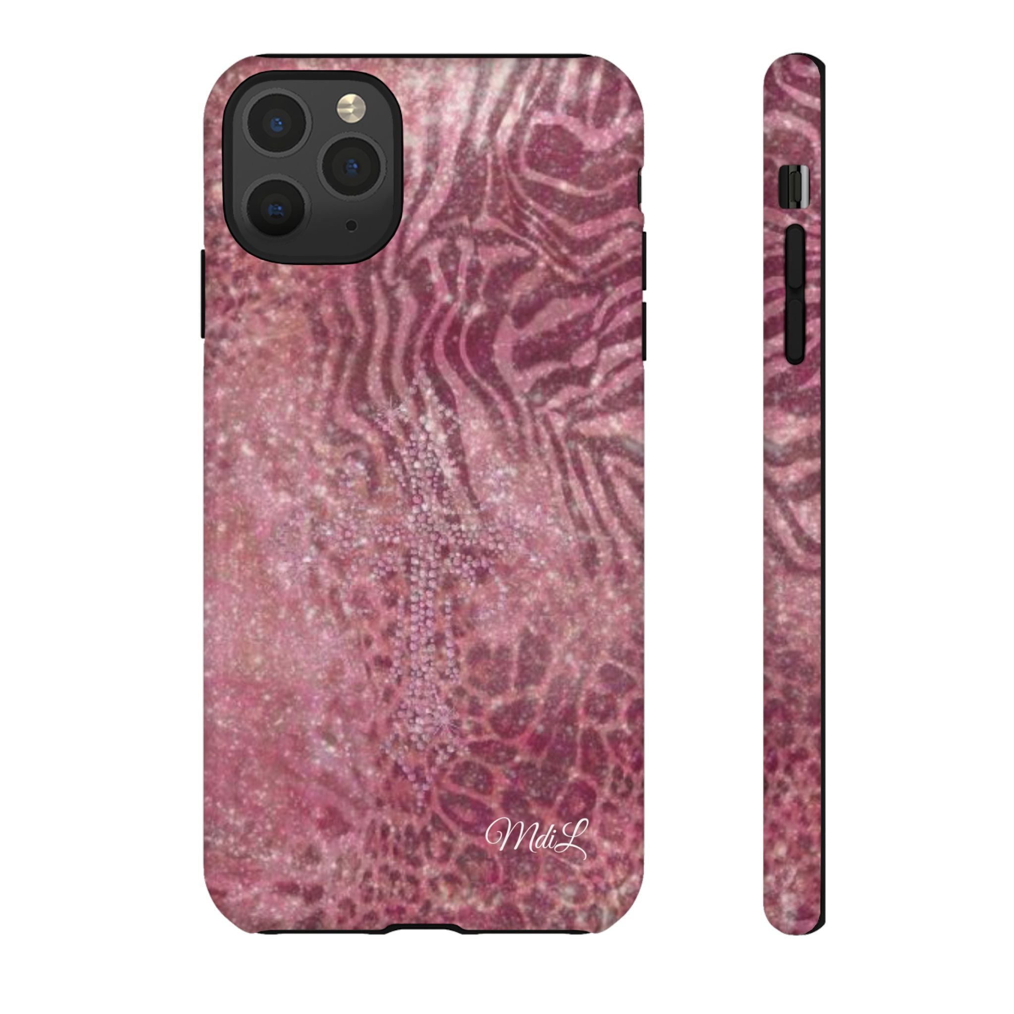 Pink Cross iPhone Case