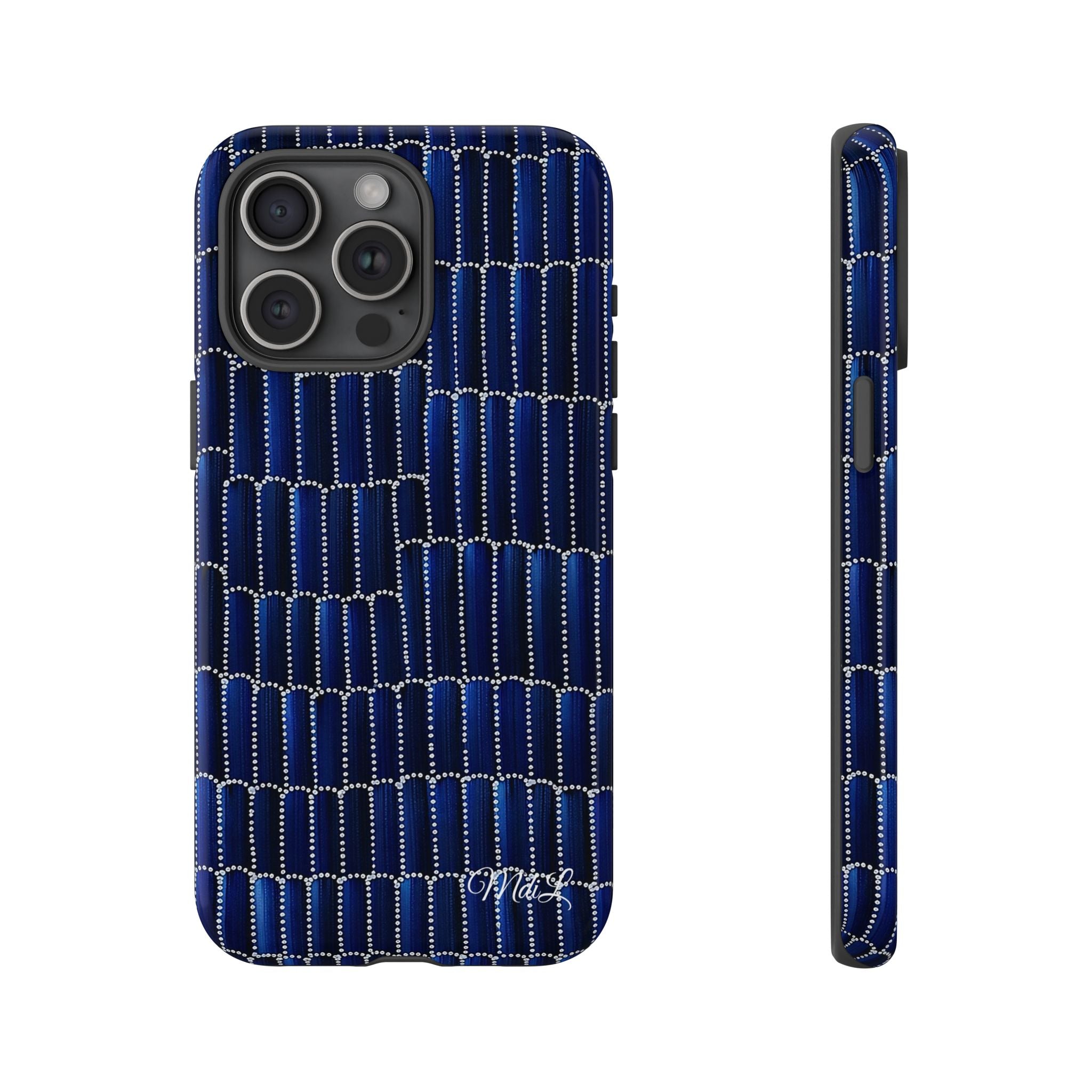 Watercolor Diamonds | Midnight Blue - Mare di Luna