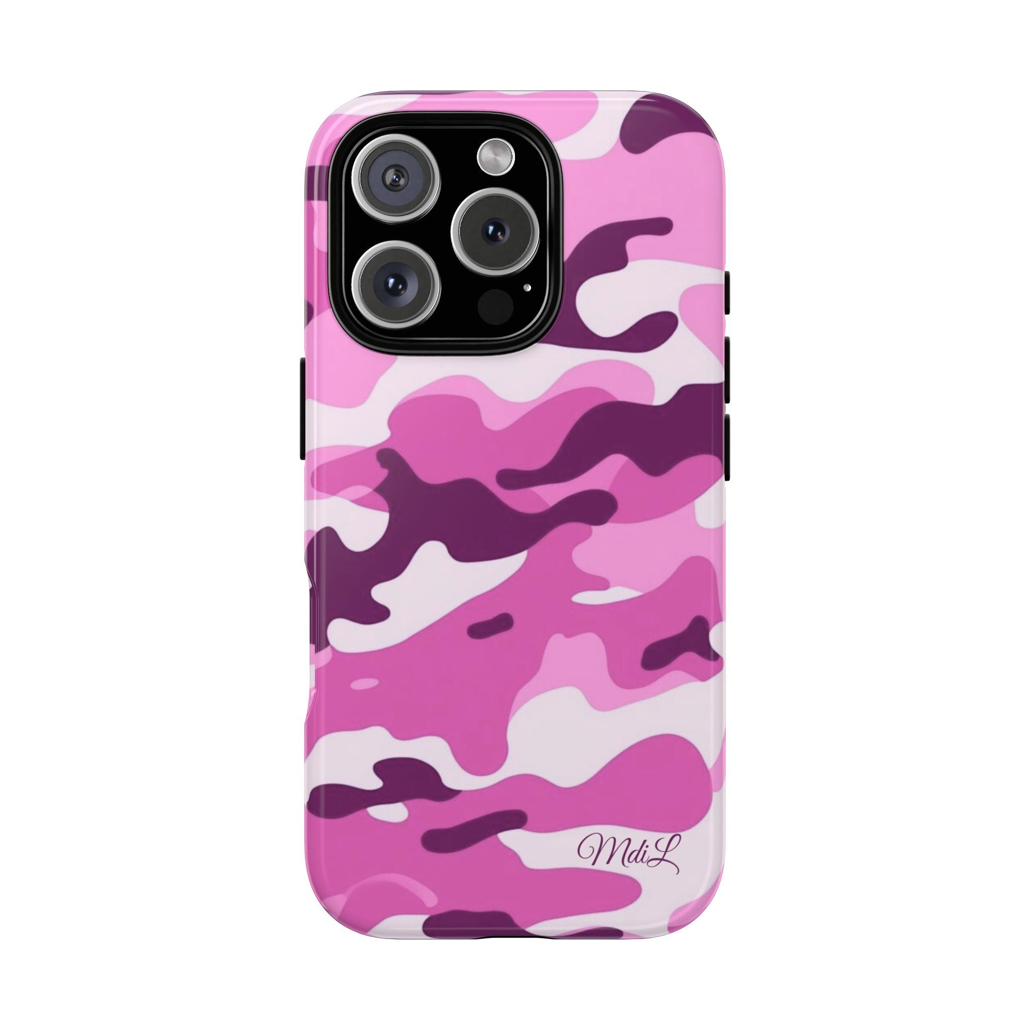 Fuschia Camo iPhone Case