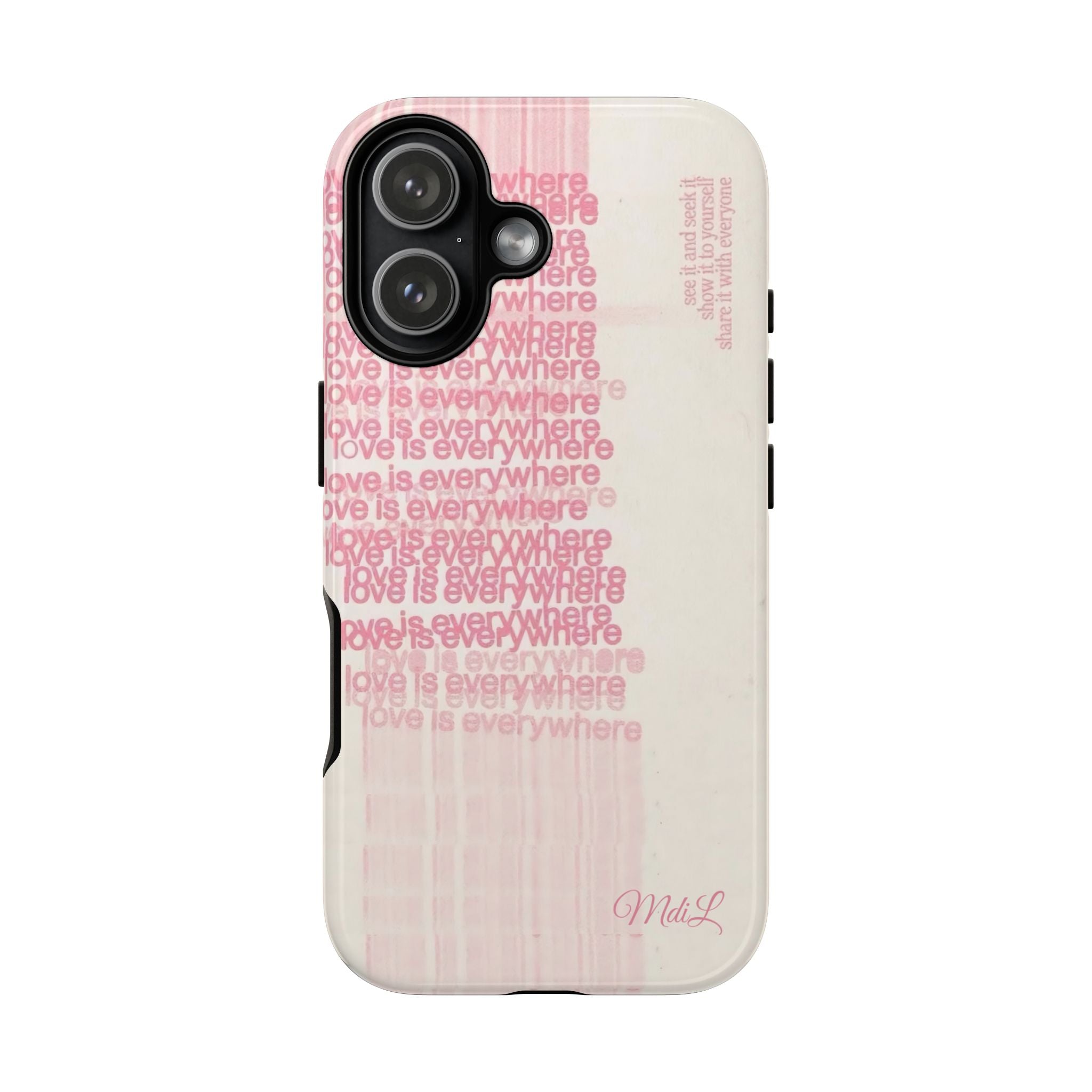 Love is Everywhere | Pink and White - Mare di Luna