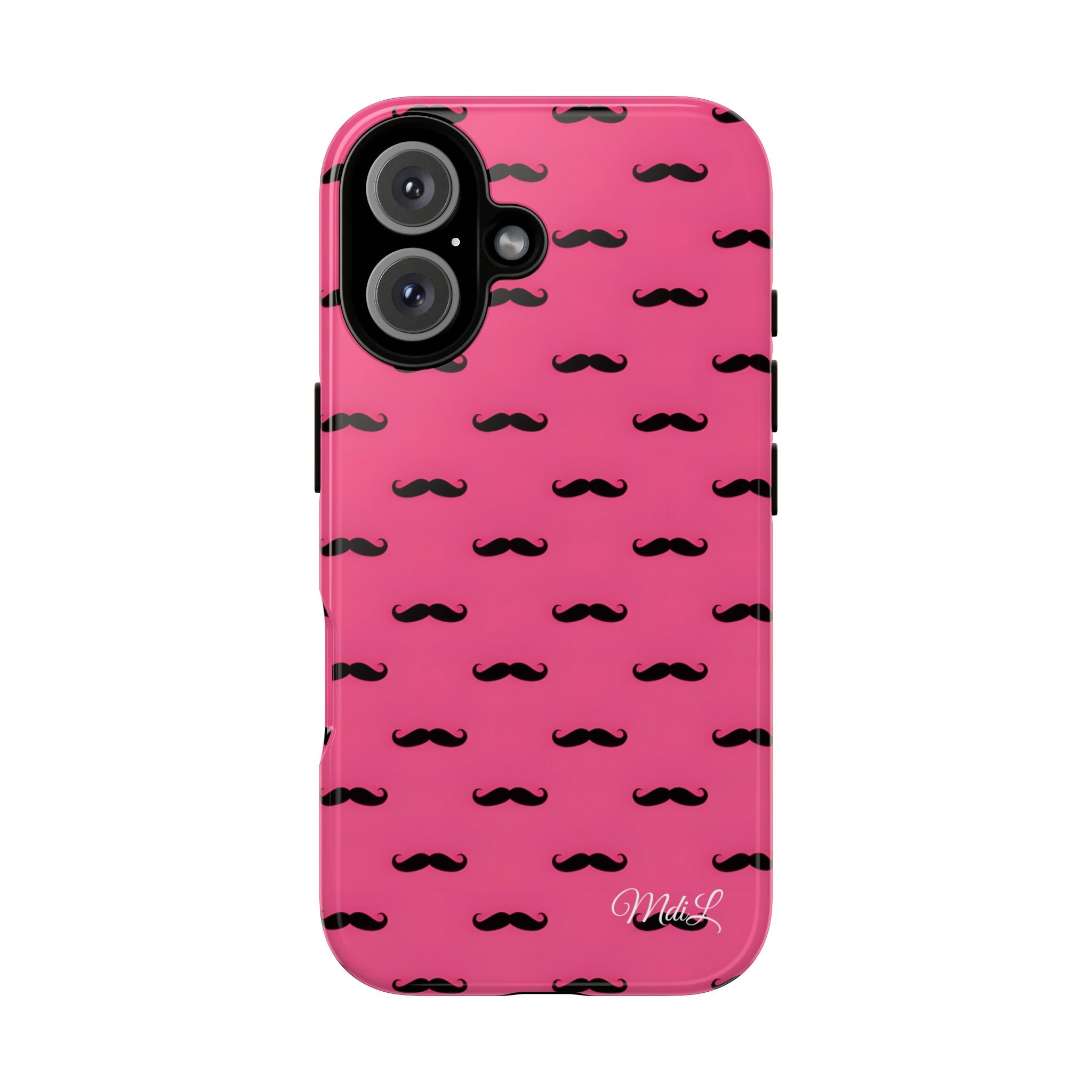 Pink Moustache iPhone Case