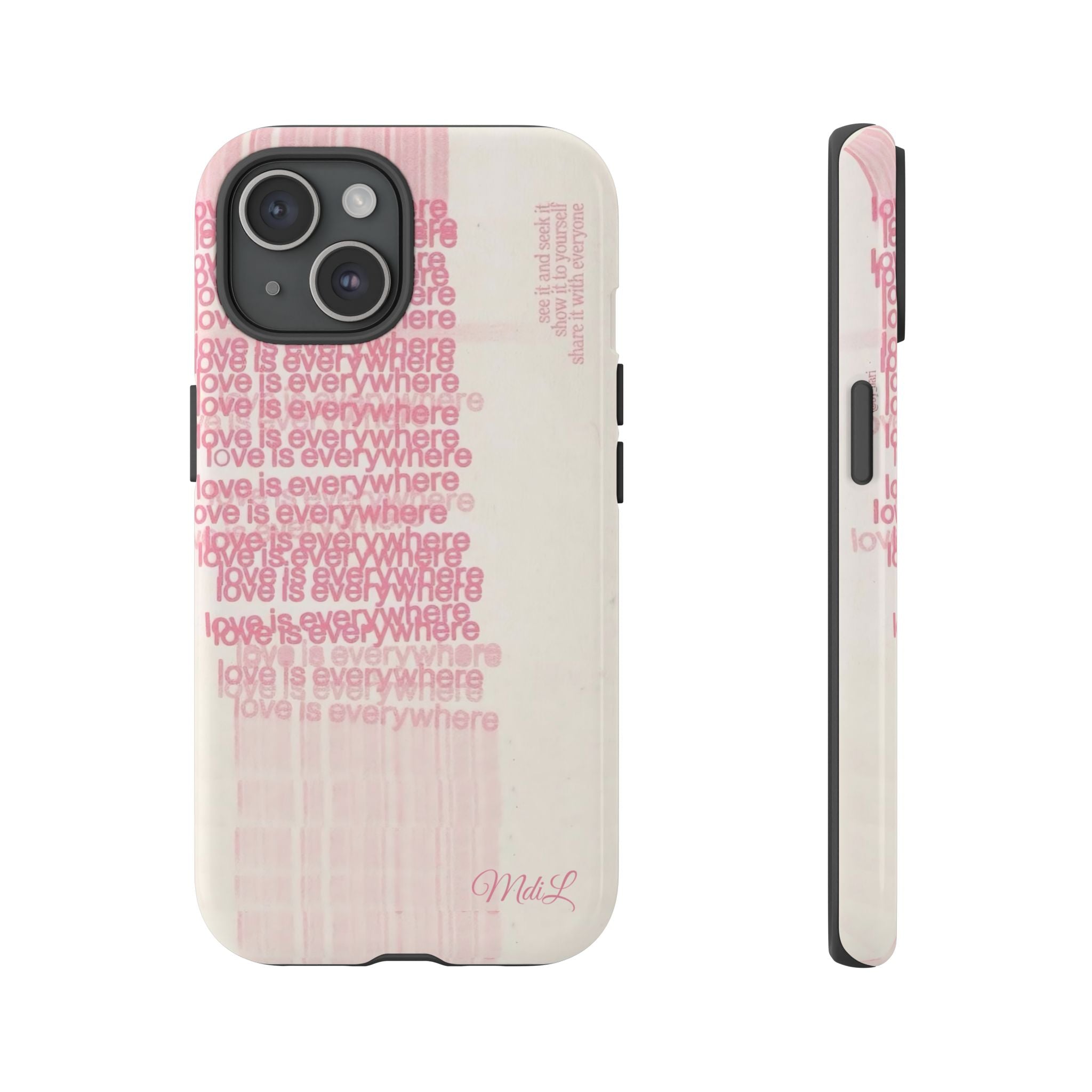 Love is Everywhere | Pink and White - Mare di Luna