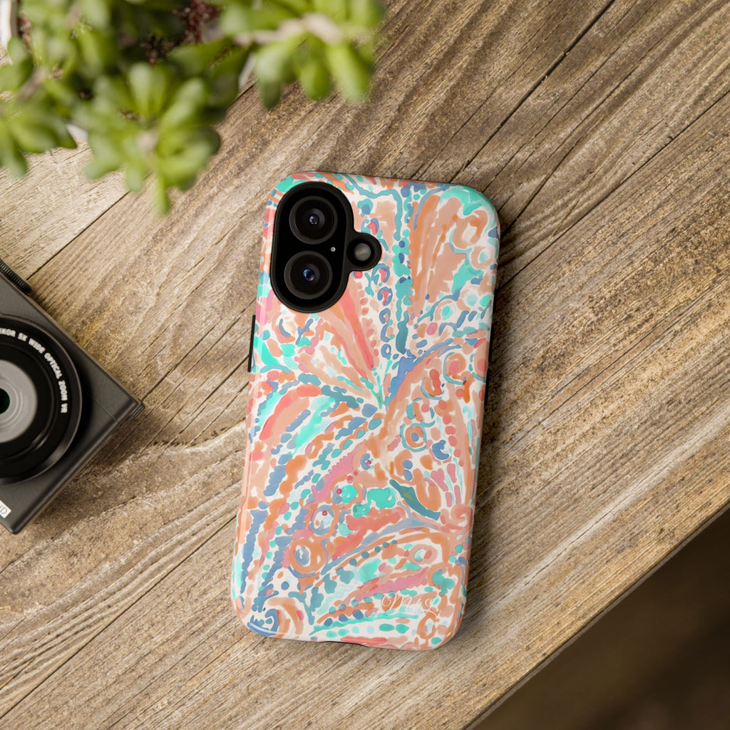 Coral & Teal
