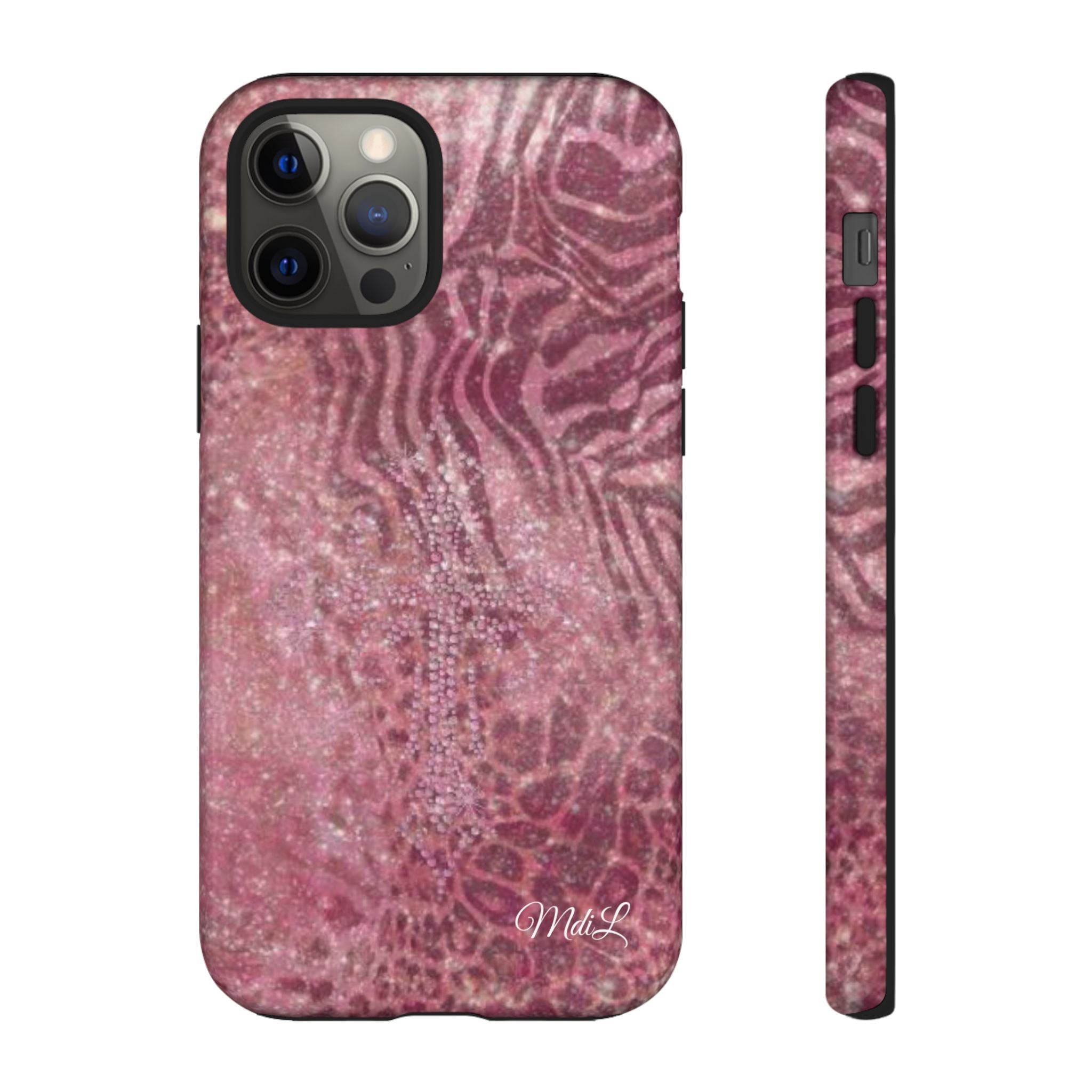 Pink Cross iPhone Case