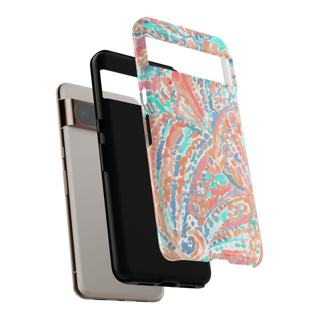 Coral & Teal