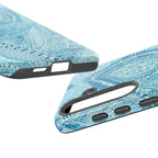 Teal Paisley