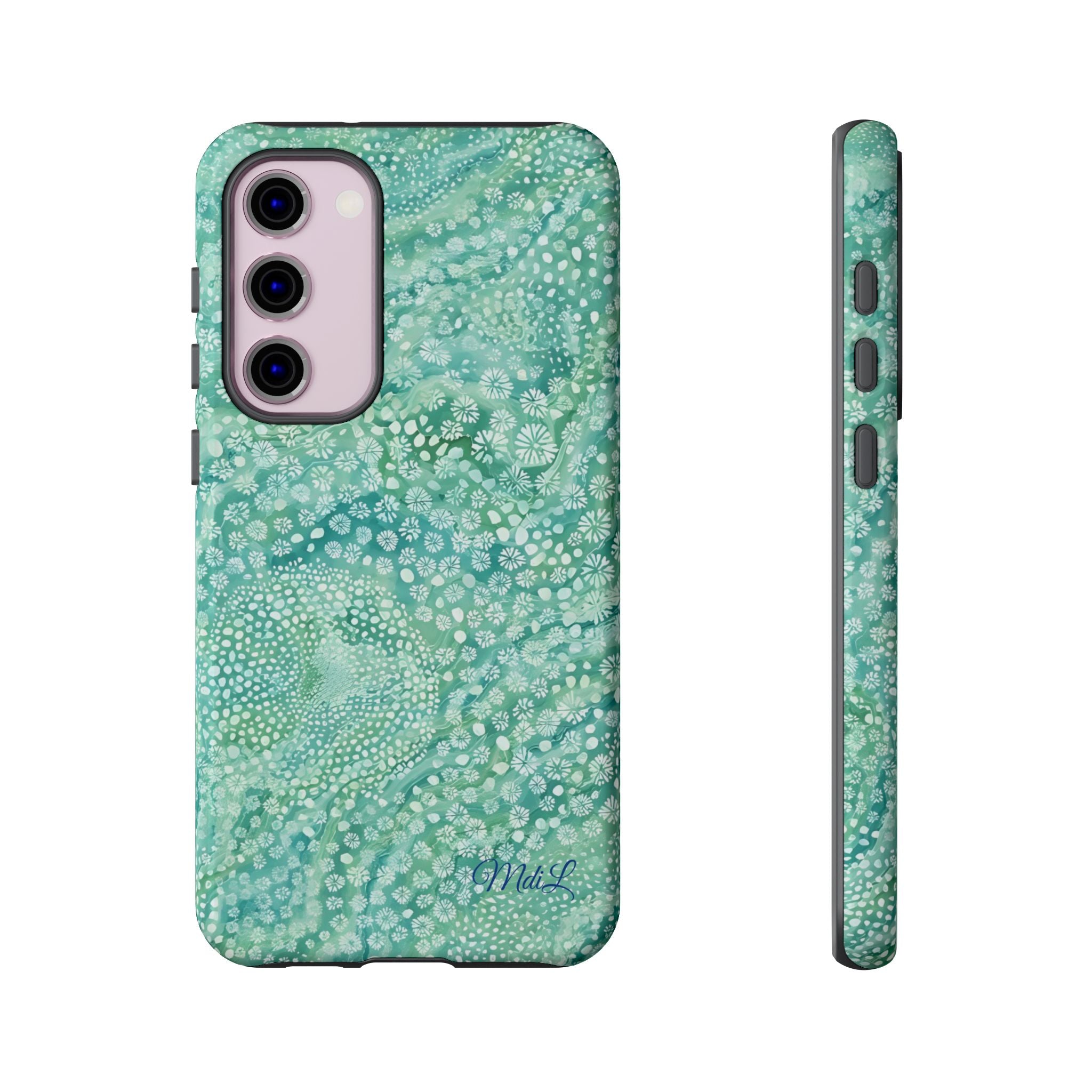 Teal Florals