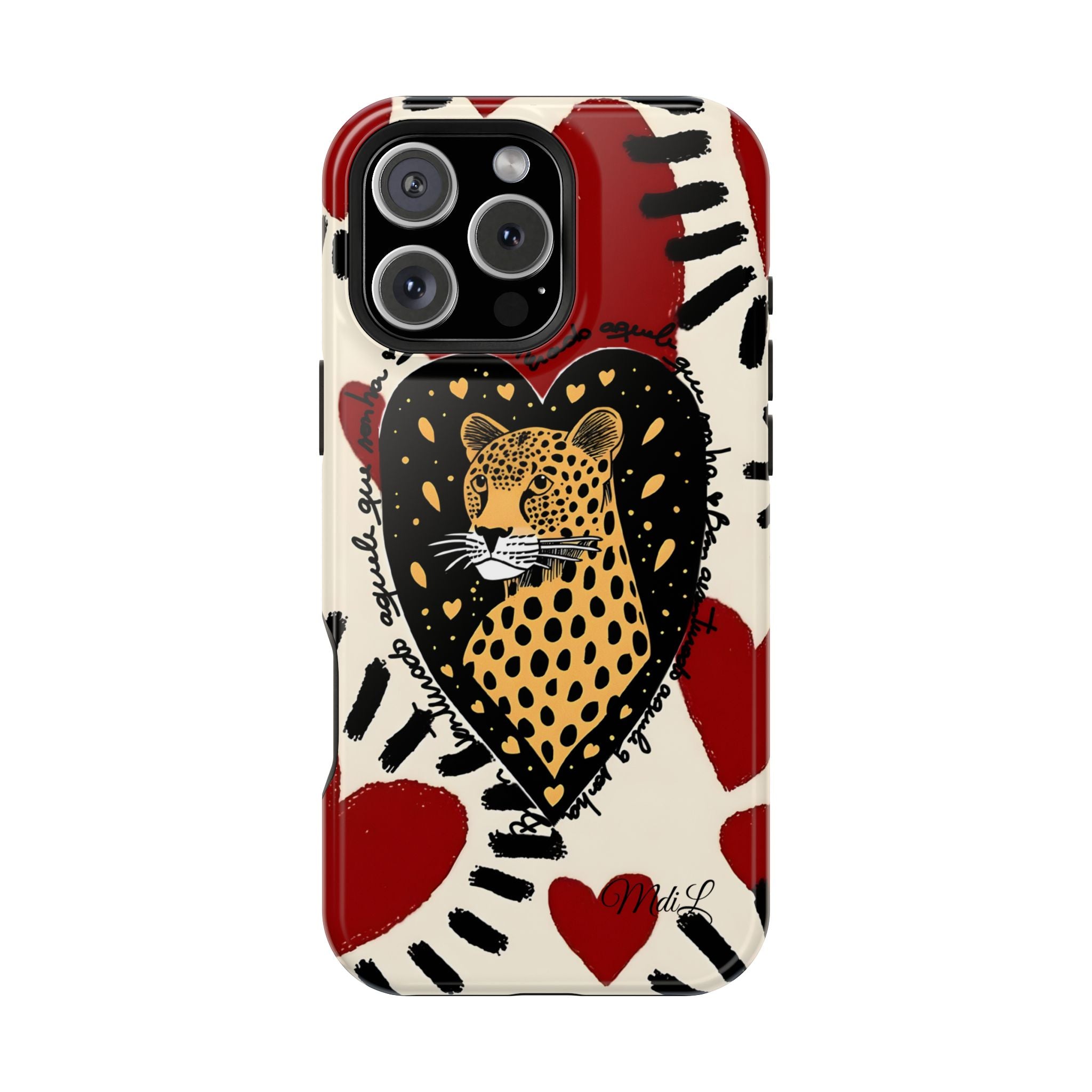 Leopard Hearts MagSafe