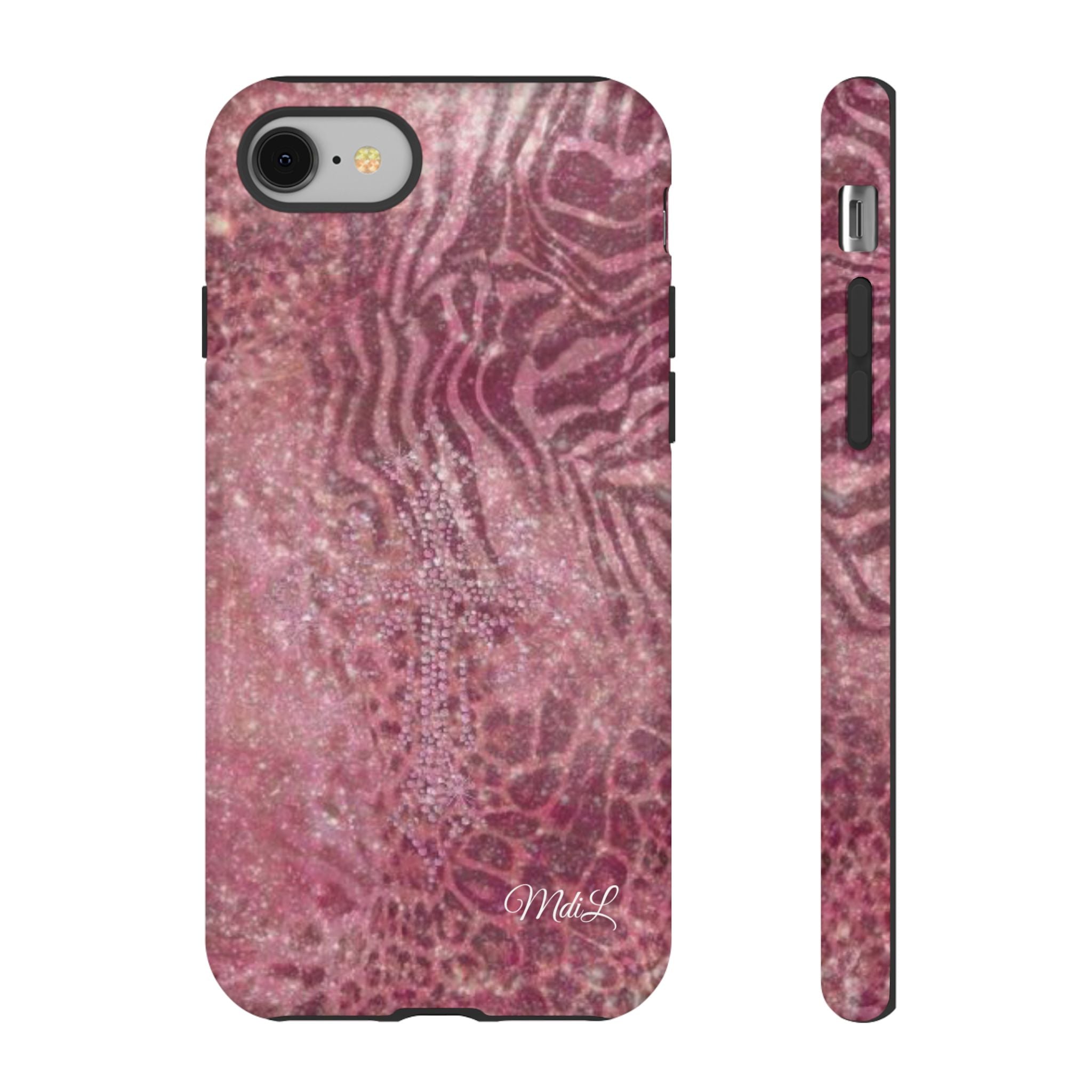 Pink Cross iPhone Case