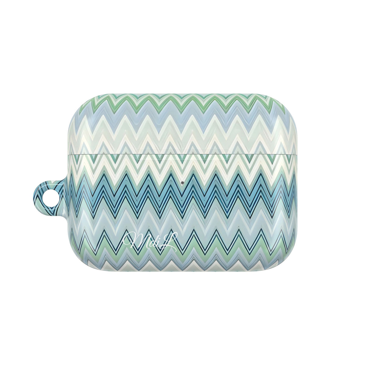 Teal Zag AirPods Case