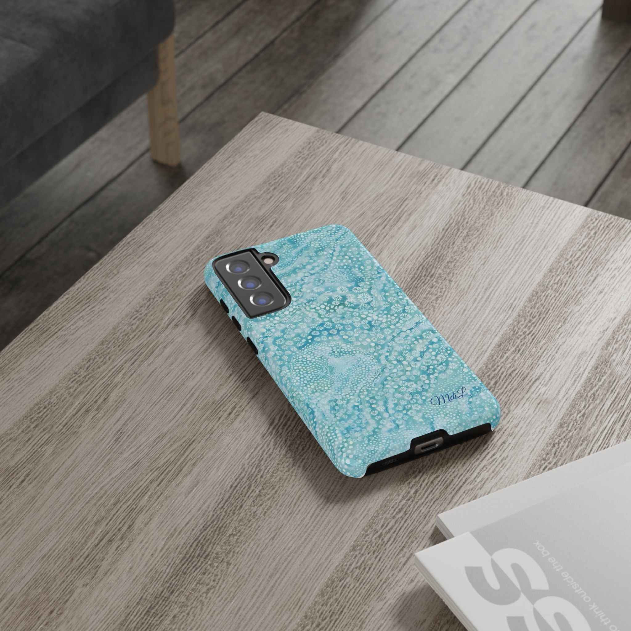 Teal Florals
