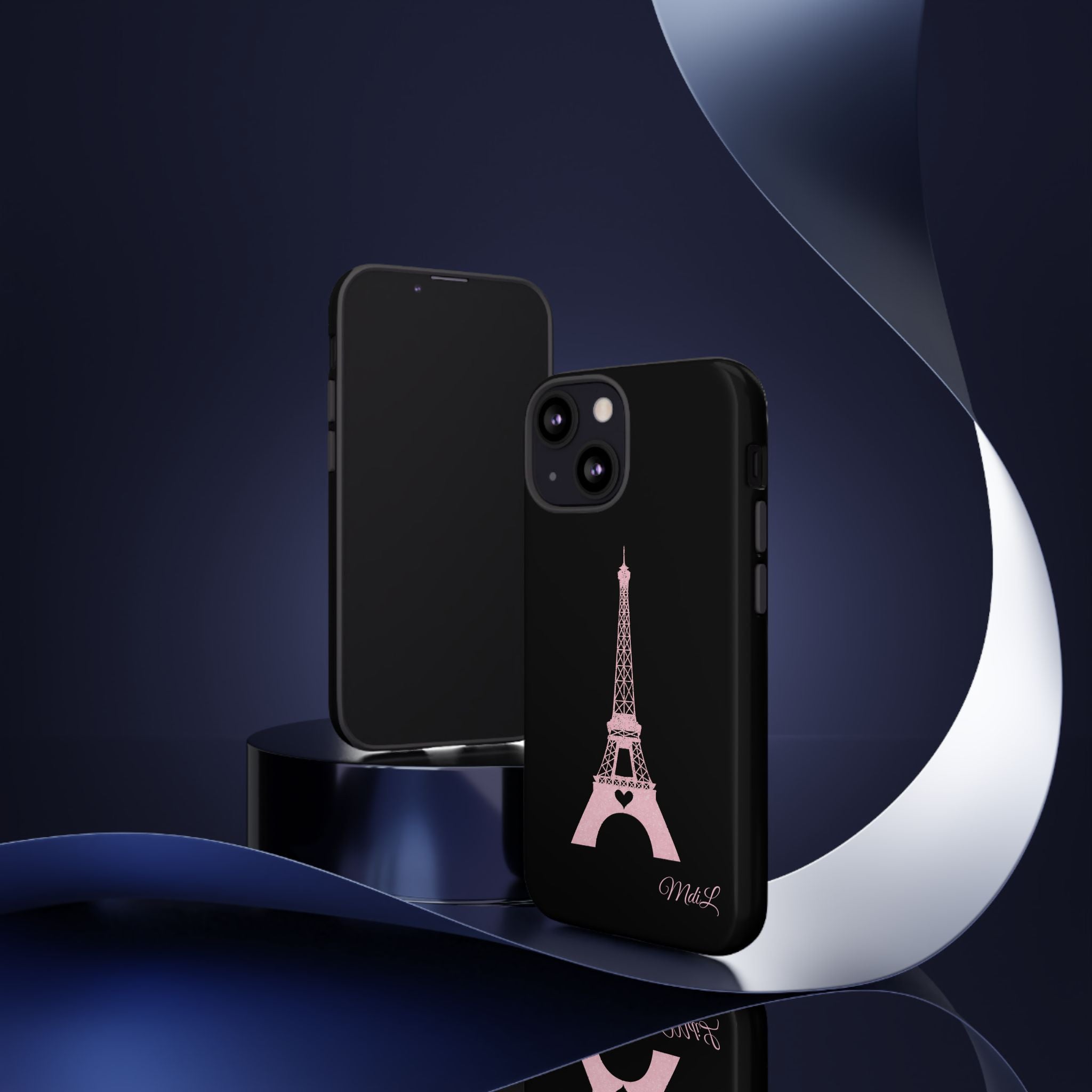 Eiffel Tower | Pink & Black - Mare di Luna