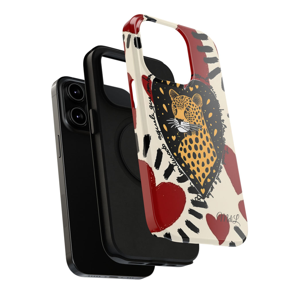 Leopard Hearts MagSafe