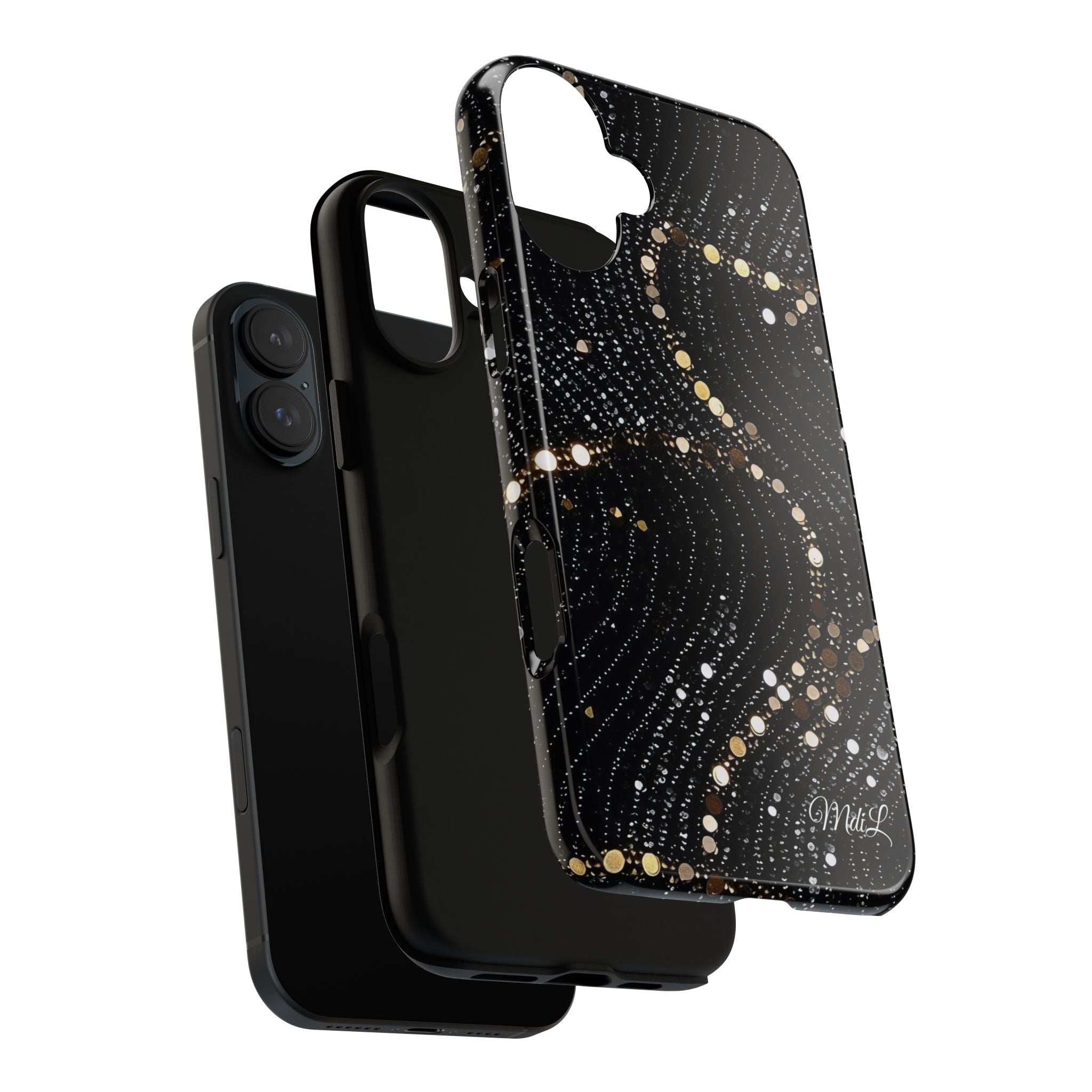 Sequin | Black and Gold - Mare di Luna