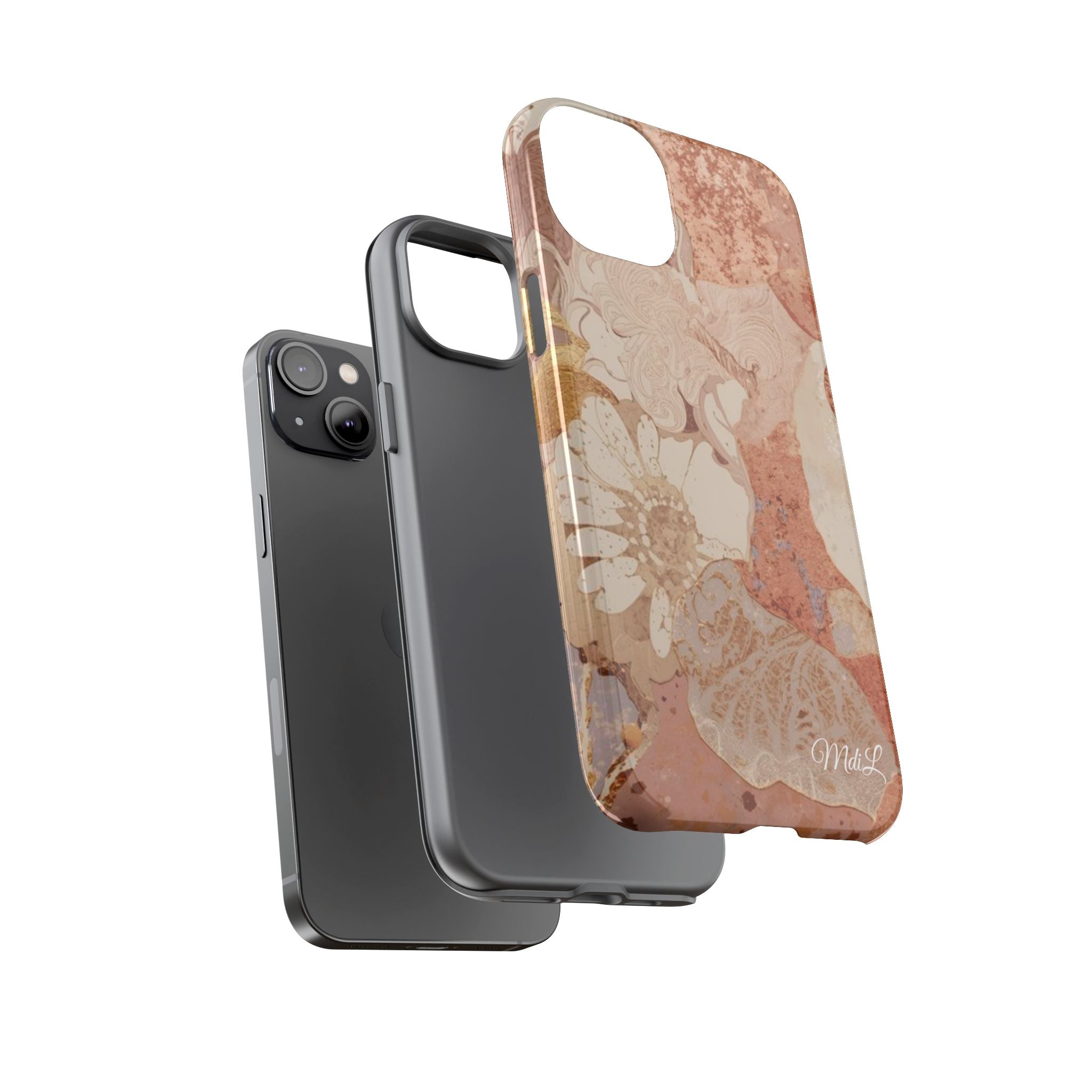 Sand Florals iPhone Case