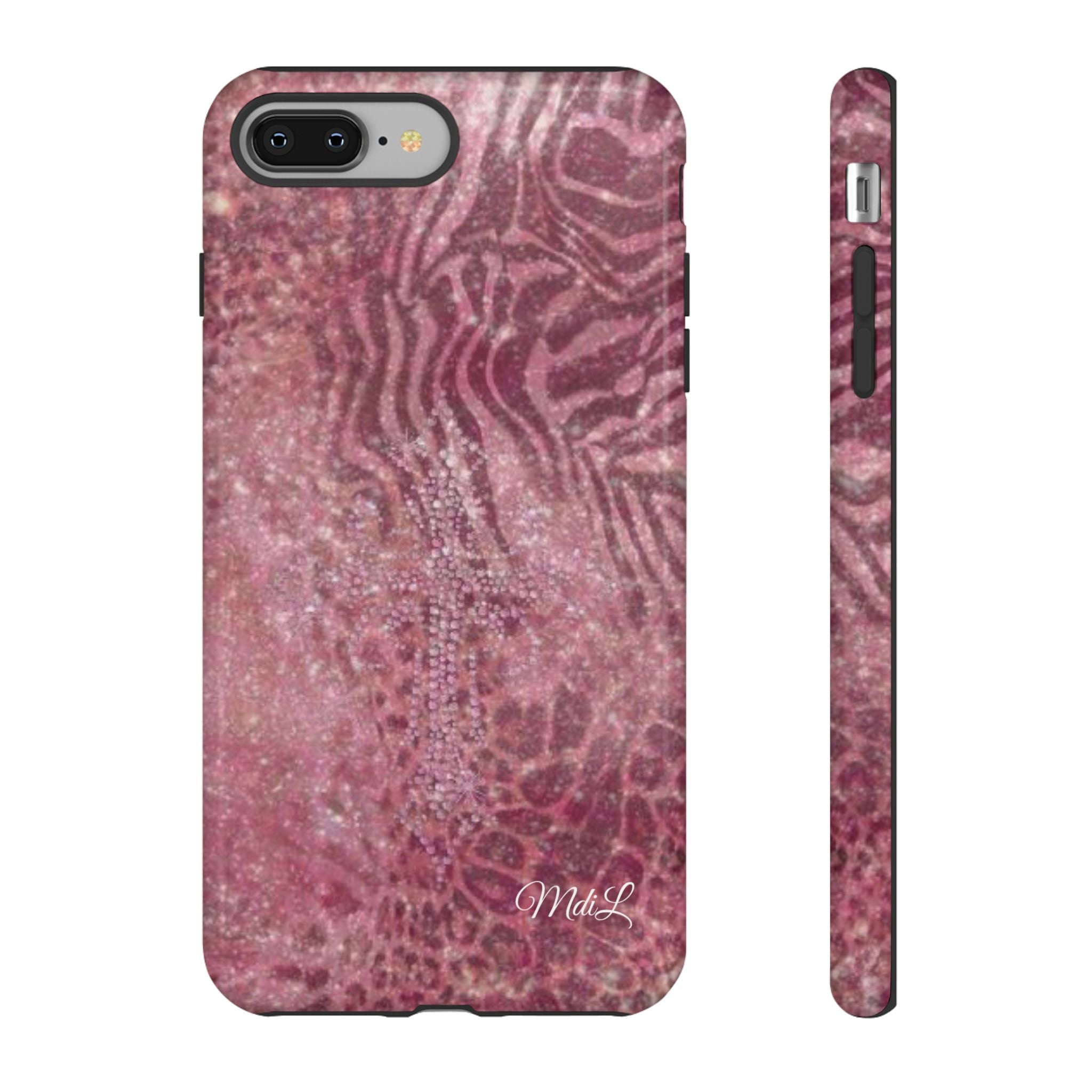 Pink Cross iPhone Case