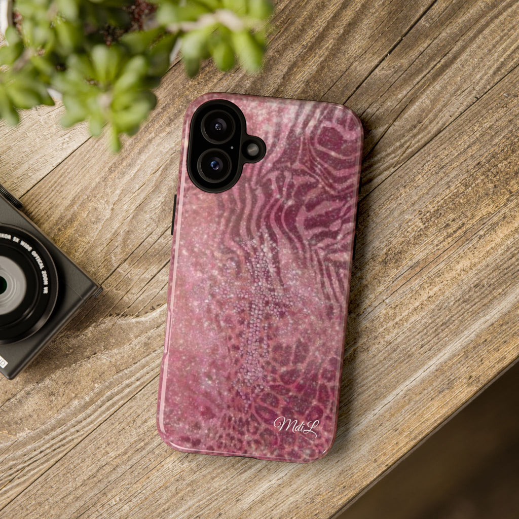 Pink Cross iPhone Case