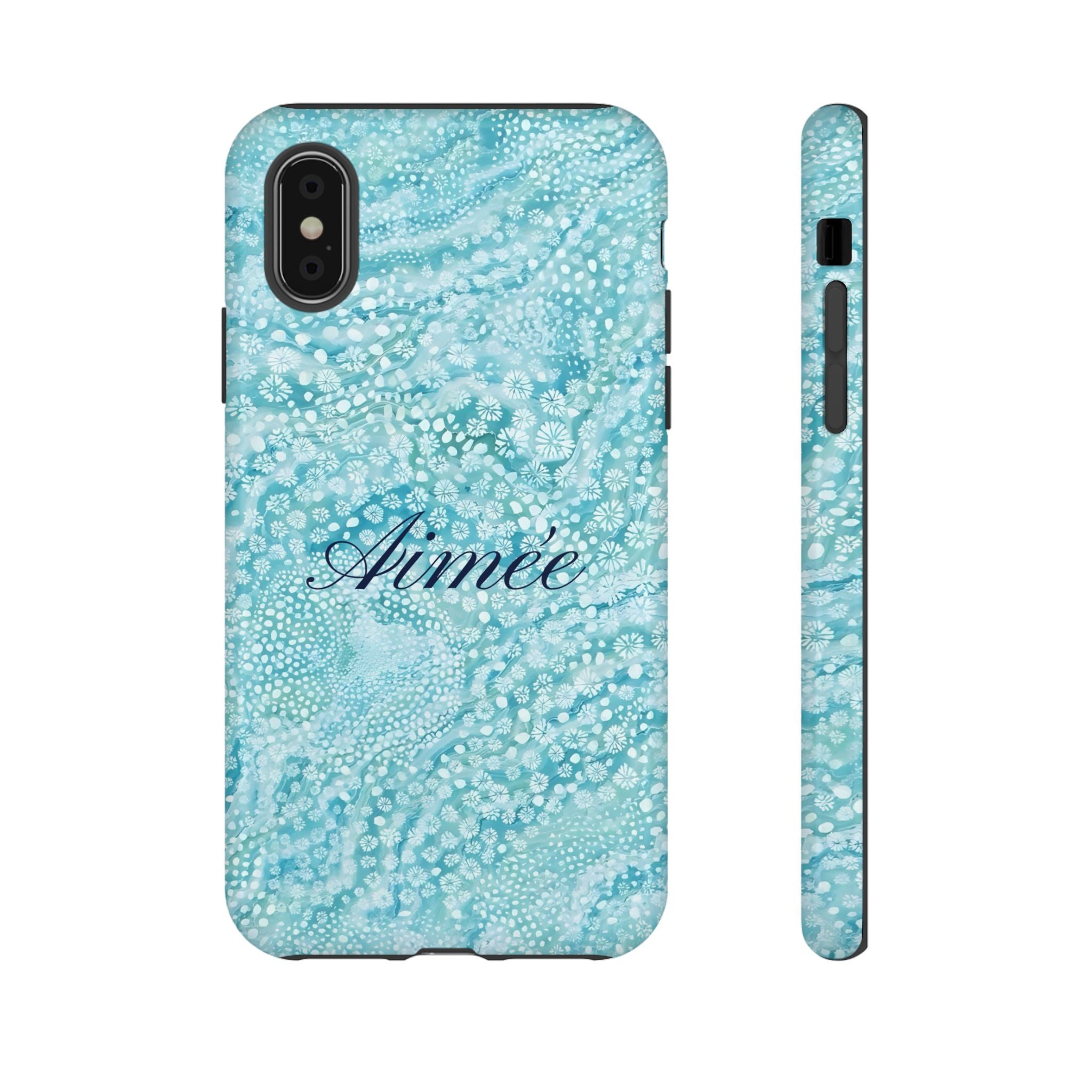 Teal Florals Personalized