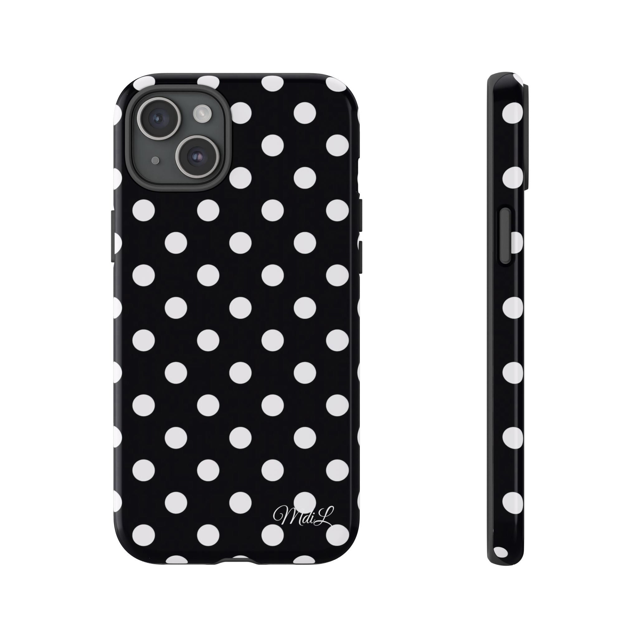 Polka Dots | White and Black - Mare di Luna