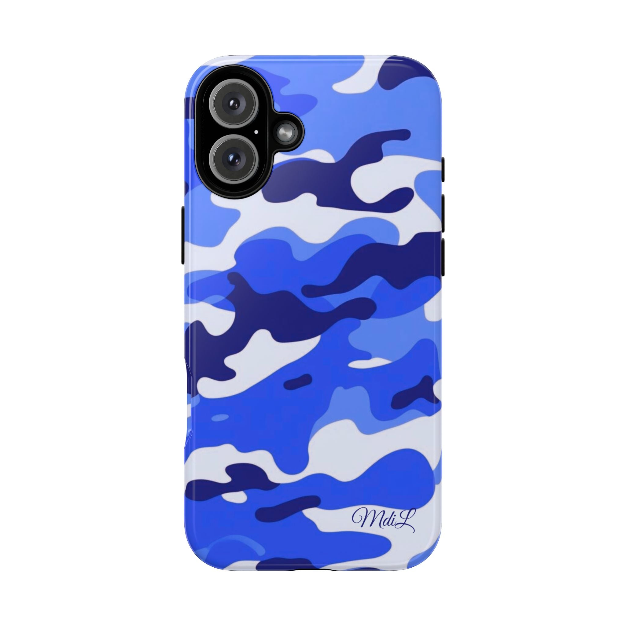 Blue Camo iPhone Case