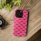 Pink Moustache iPhone Case
