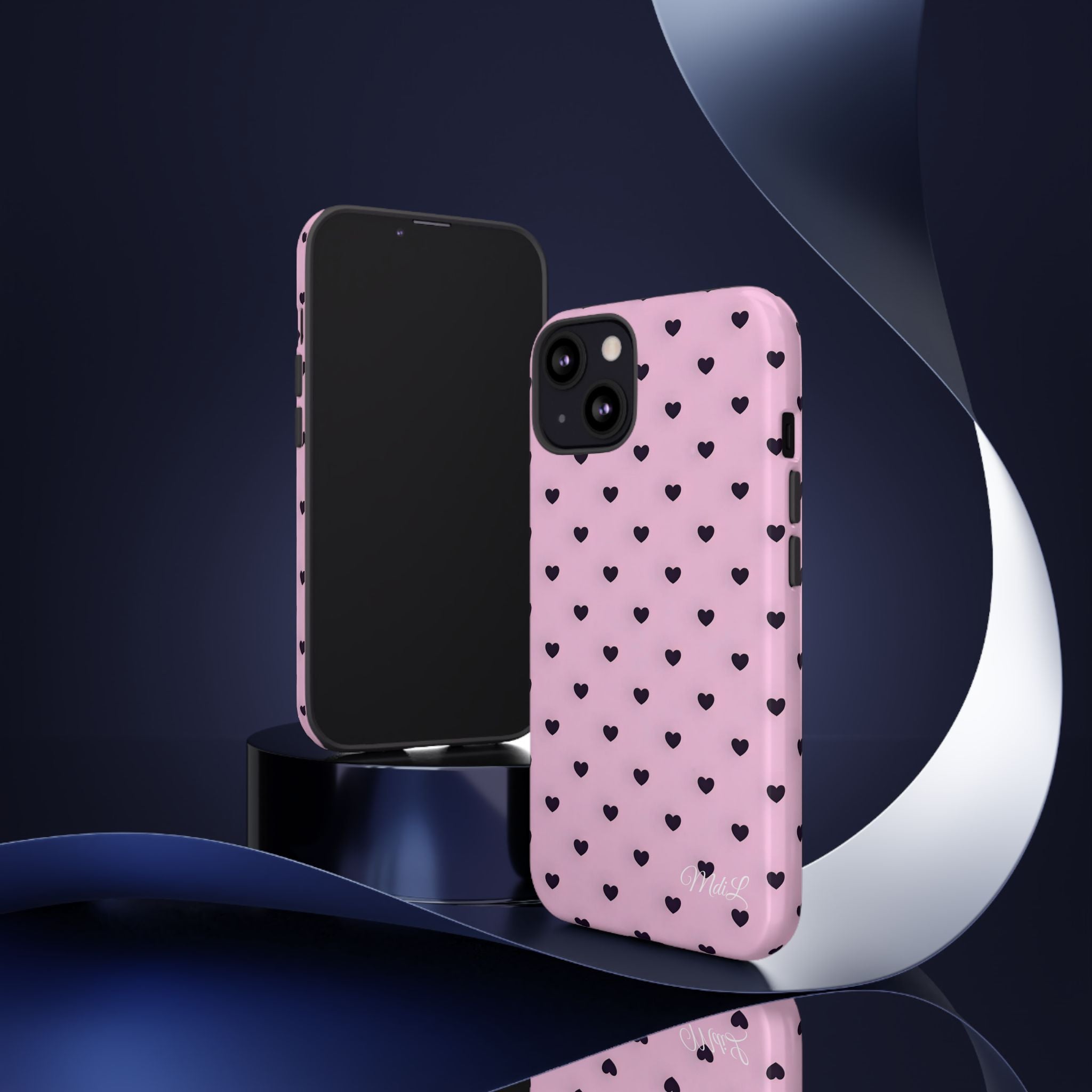 Dotted Hearts | Pink - Mare di Luna