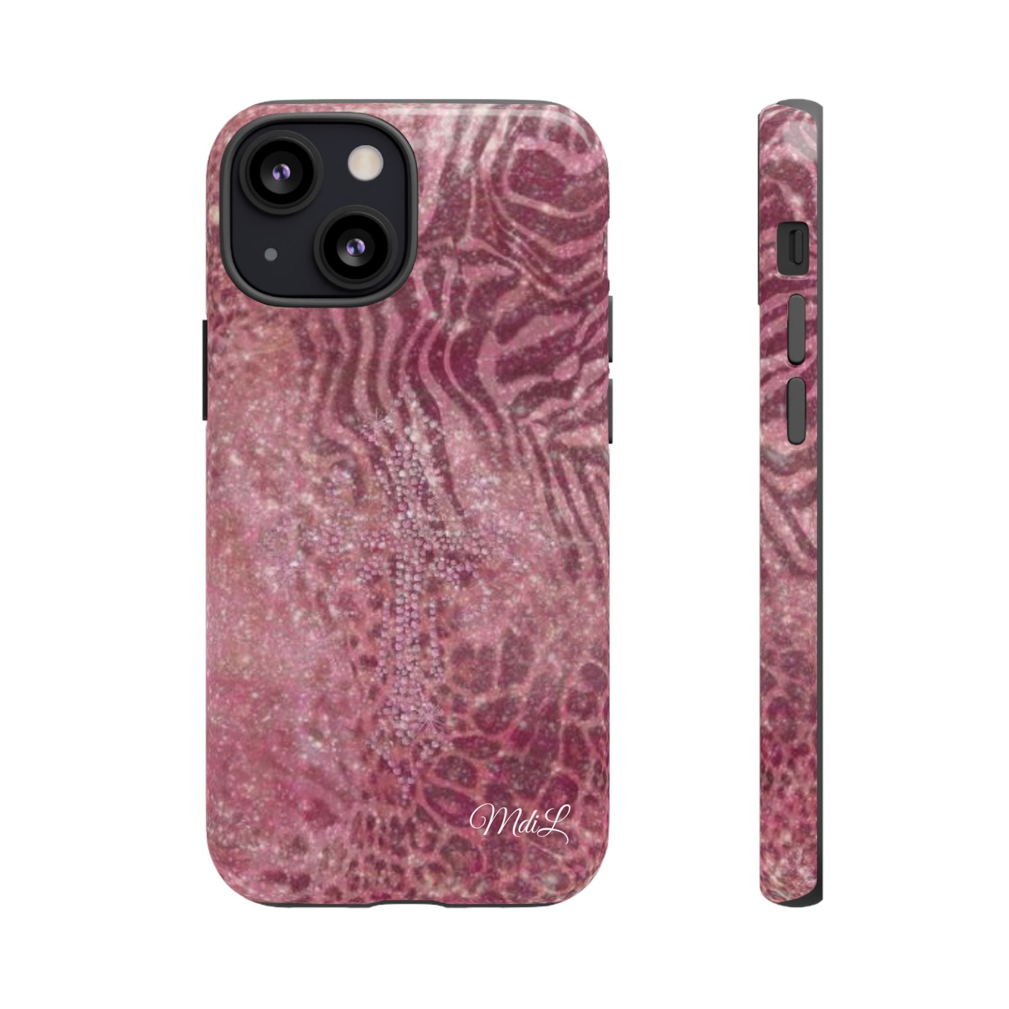 Pink Cross iPhone Case