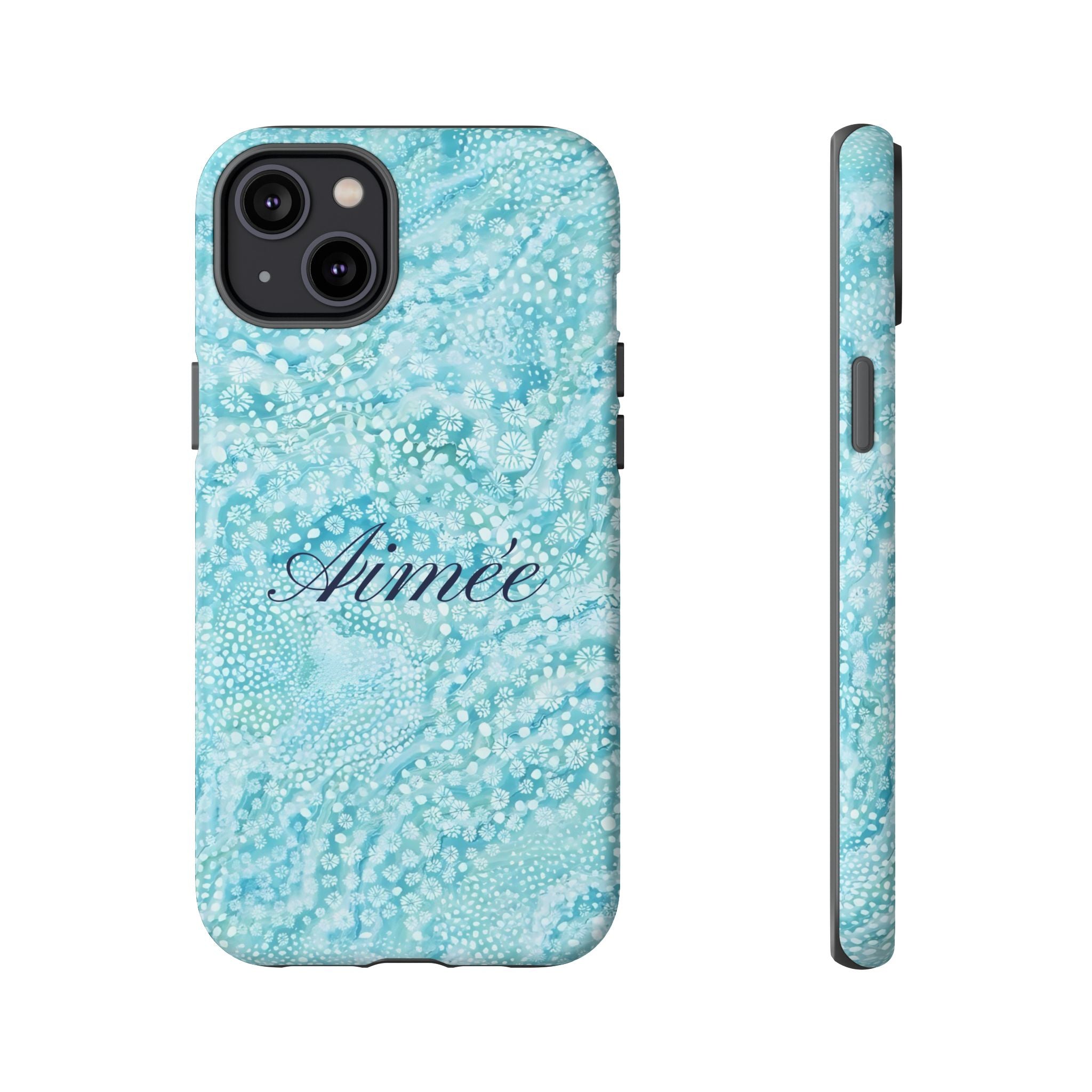Teal Florals Personalized