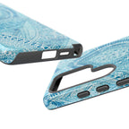 Teal Paisley