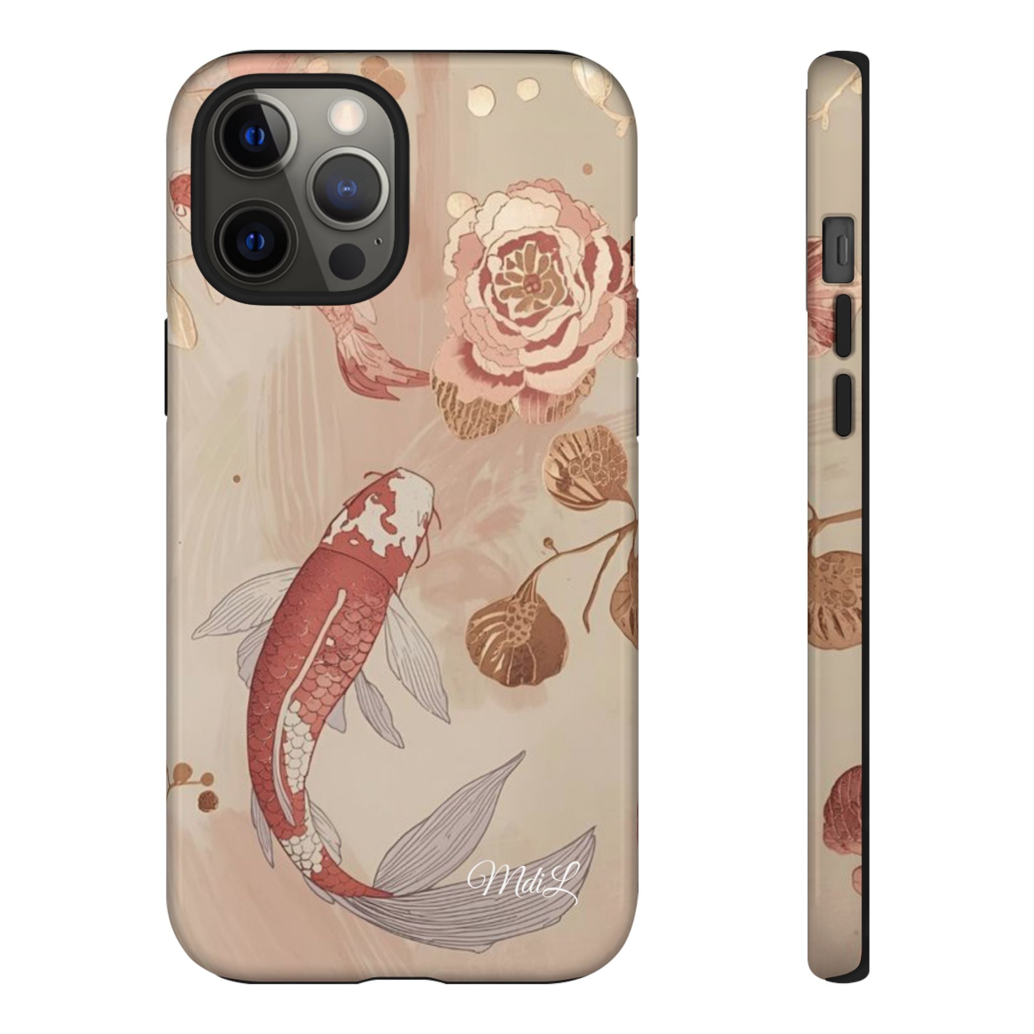 Rosy Koi Pond iPhone Case