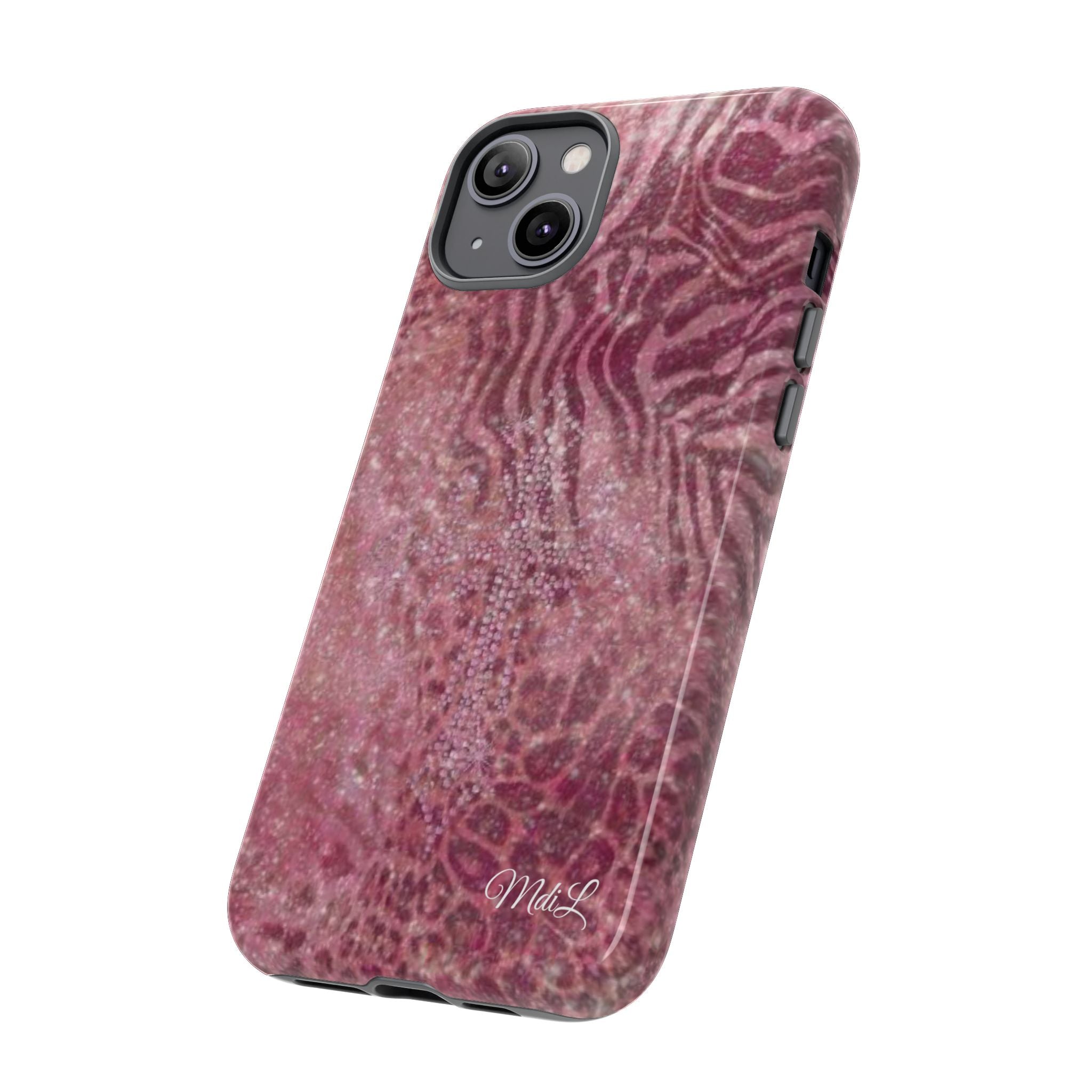 Pink Cross iPhone Case