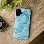 Teal Paisley