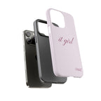 It girl iPhone Case