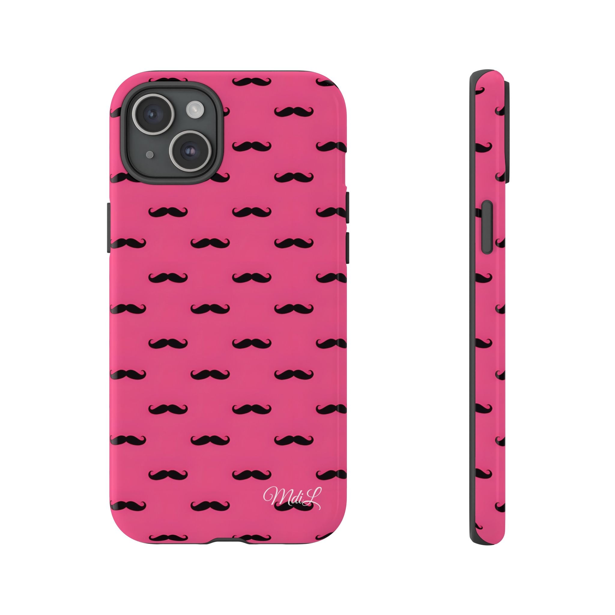 Pink Moustache iPhone Case