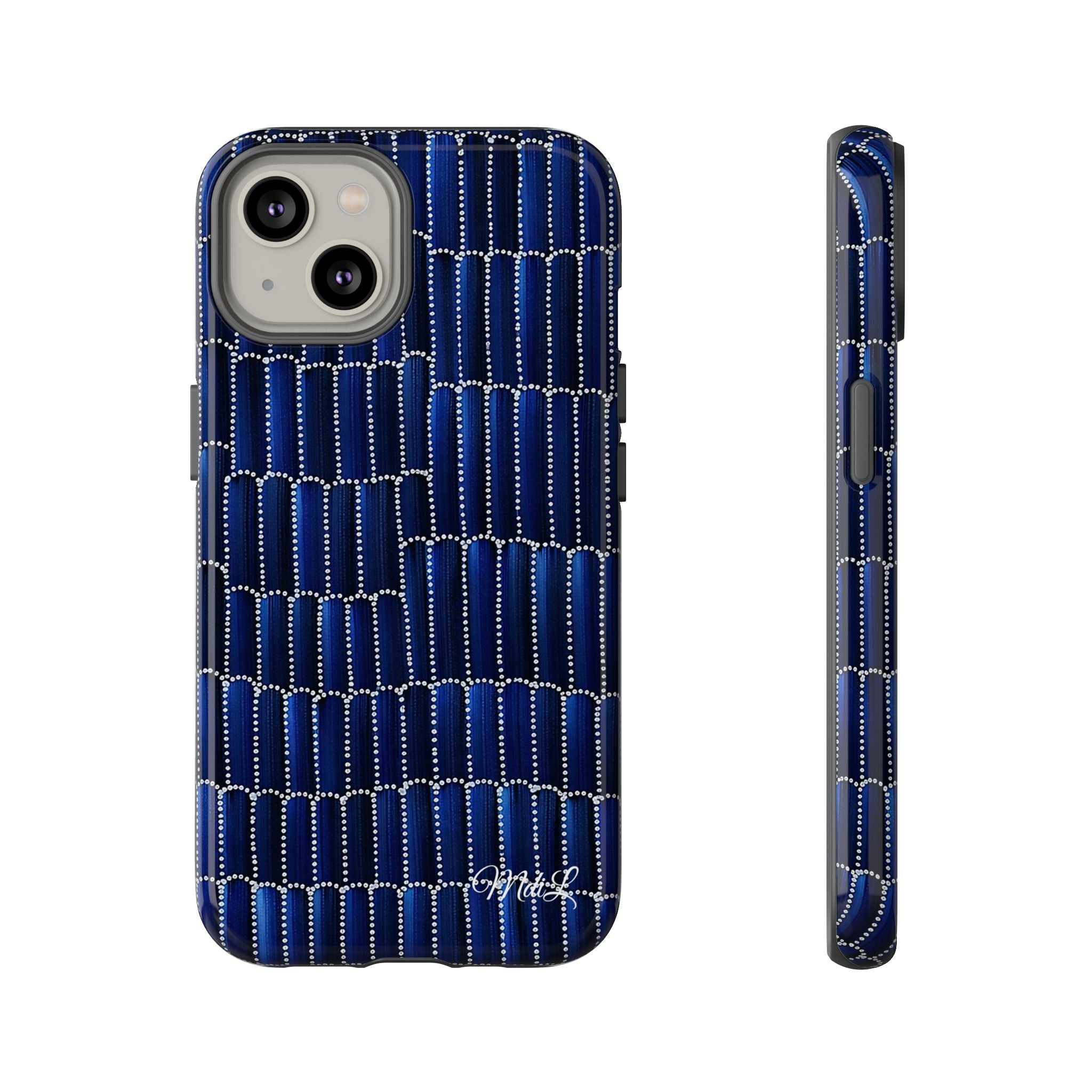 Watercolor Diamonds | Midnight Blue - Mare di Luna