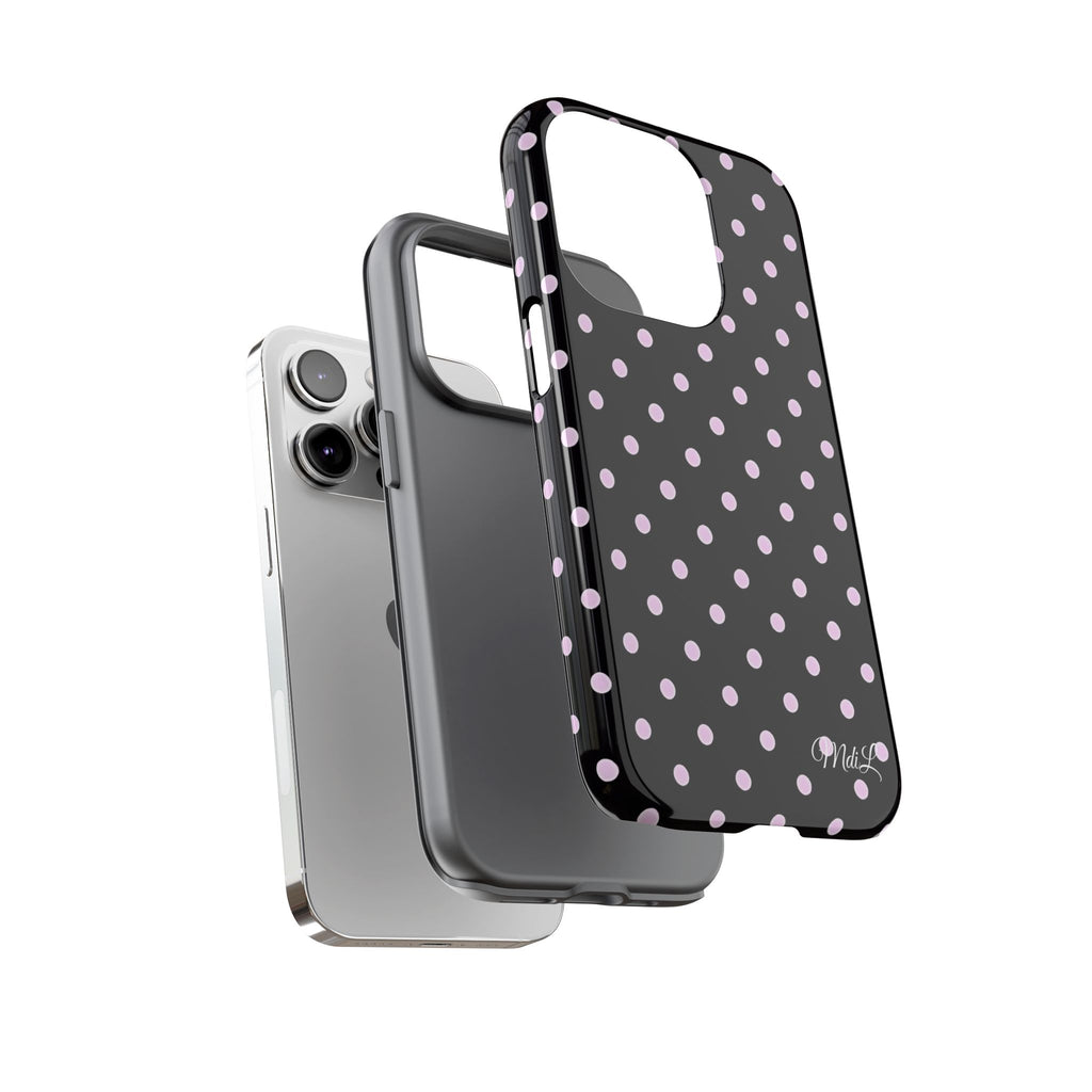 Polka Dots | Pink and Black - Mare di Luna