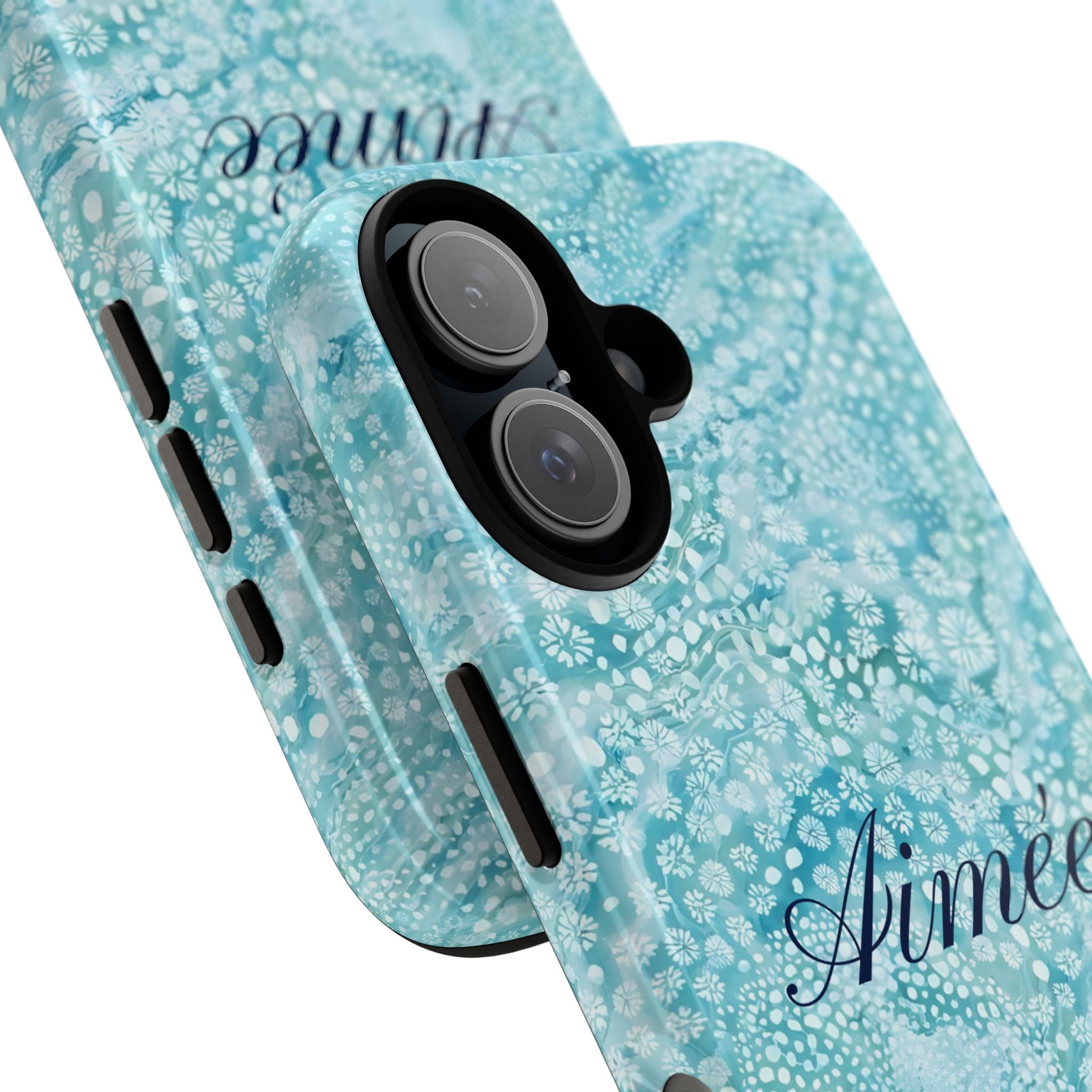 Teal Florals Personalized