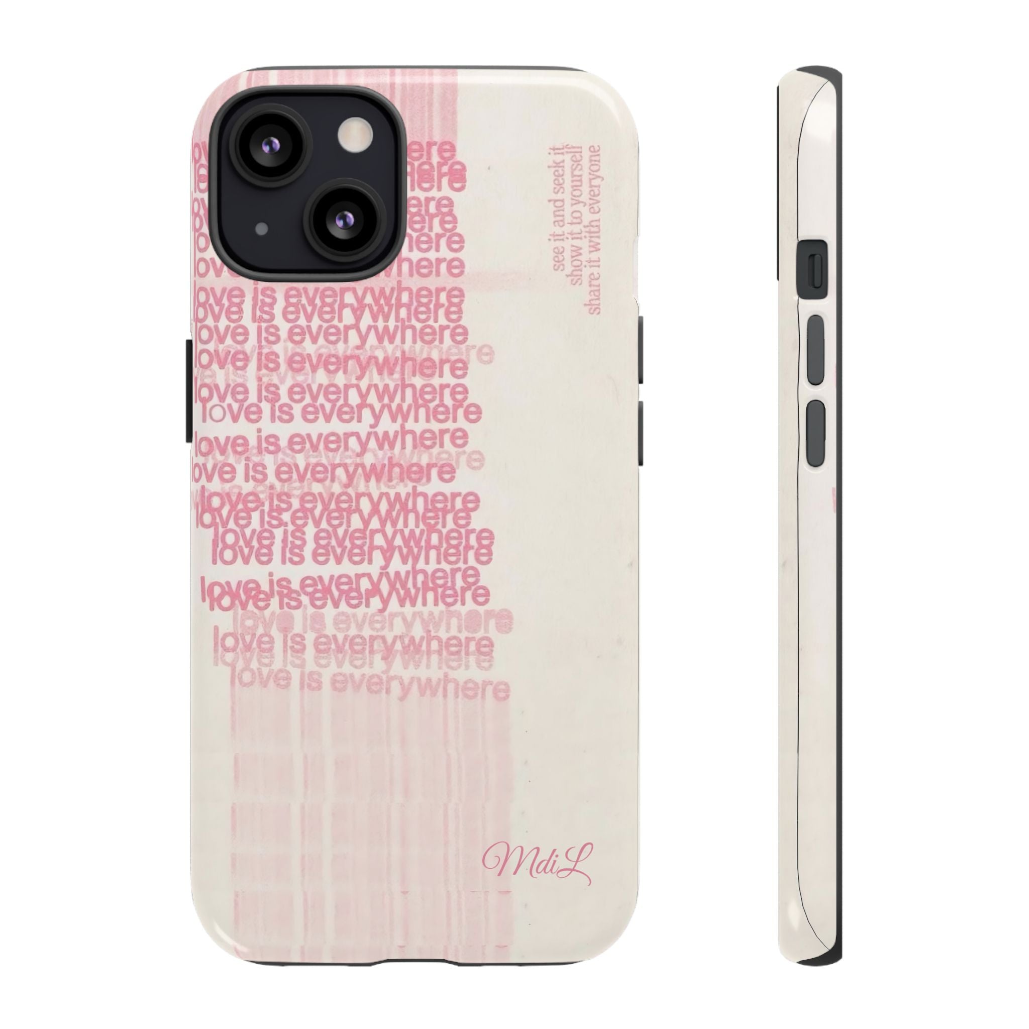 Love is Everywhere | Pink and White - Mare di Luna