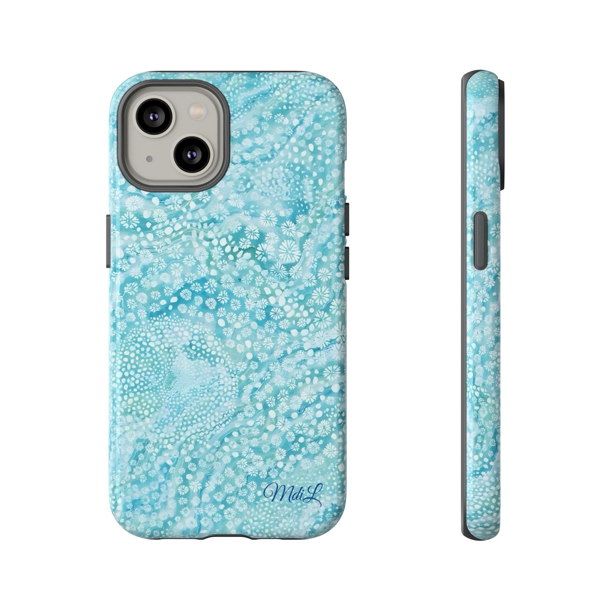 Teal Florals